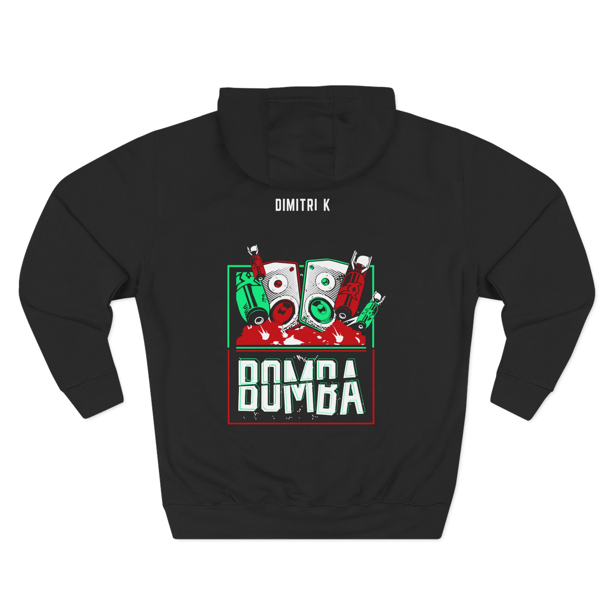 Dimitri K Bomba Three-Panel Fleece Hoodie