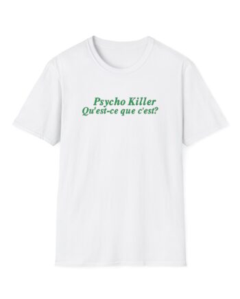 Miley Cyrus Talking Heads X Miley Psycho Killer Unisex Softstyle T-Shirt