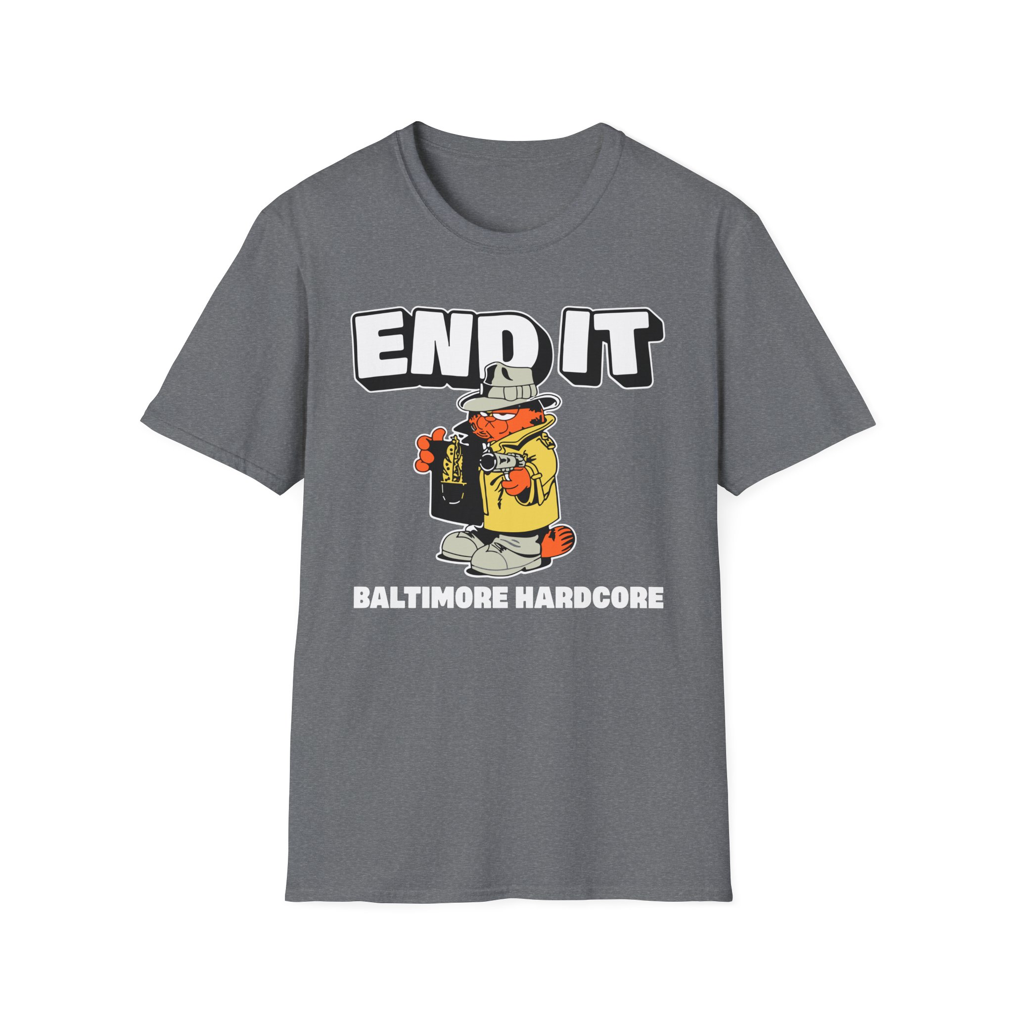 End It Baltimore Hardcore Unisex Softstyle T-Shirt
