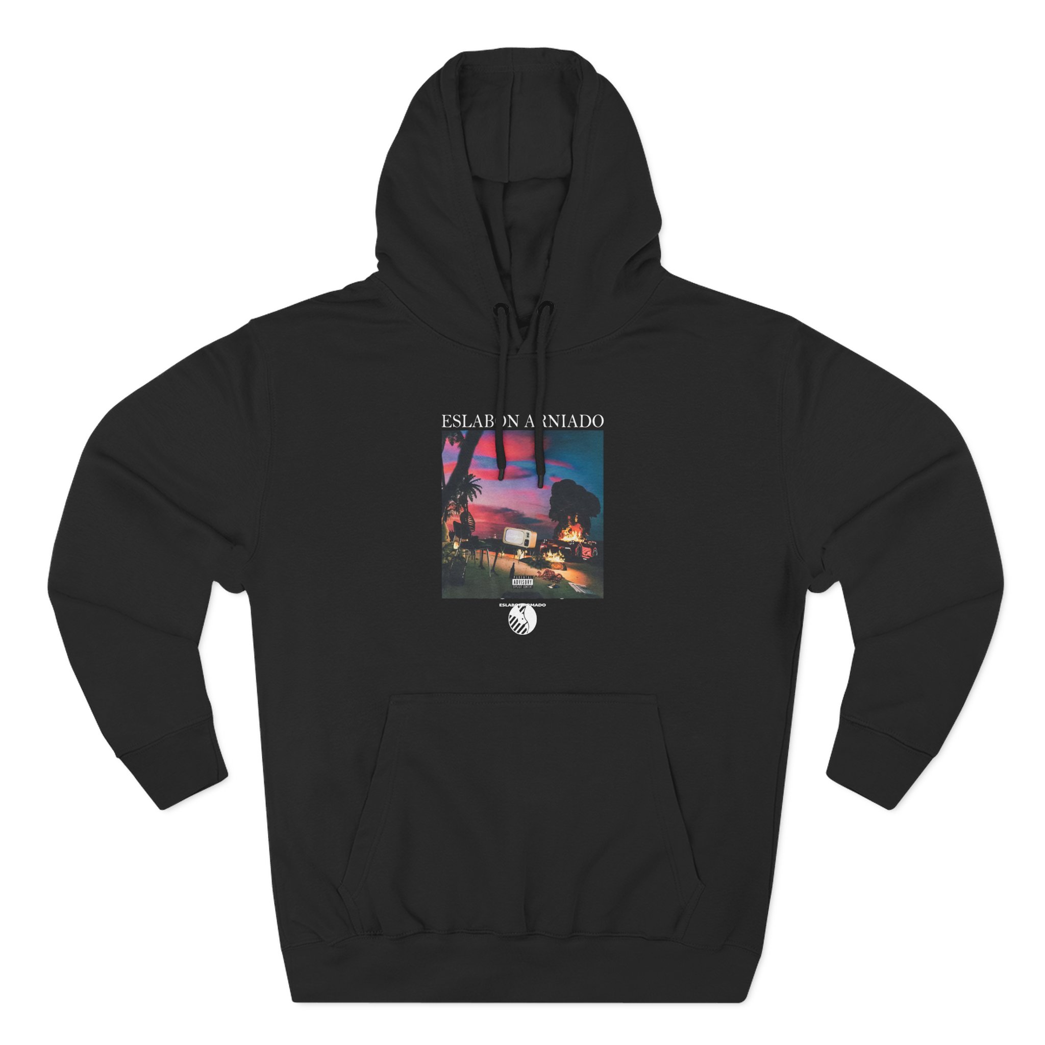 Eslabon Armado Nostalgia Album Three-Panel Fleece Hoodie