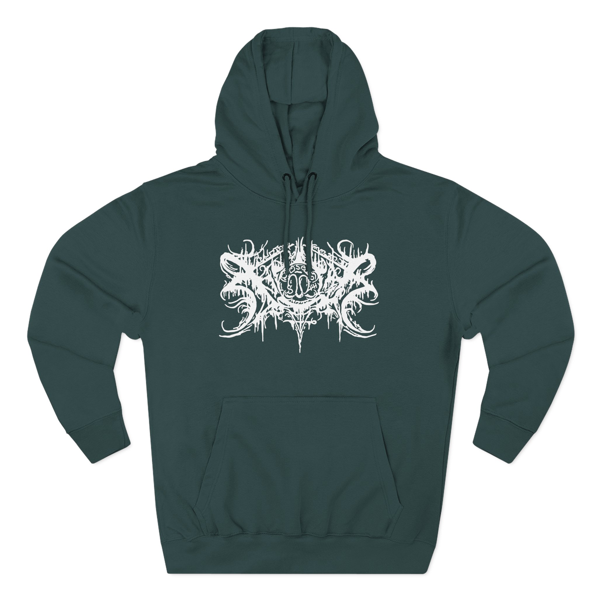Xasthur Logo Three-Panel Fleece Hoodie