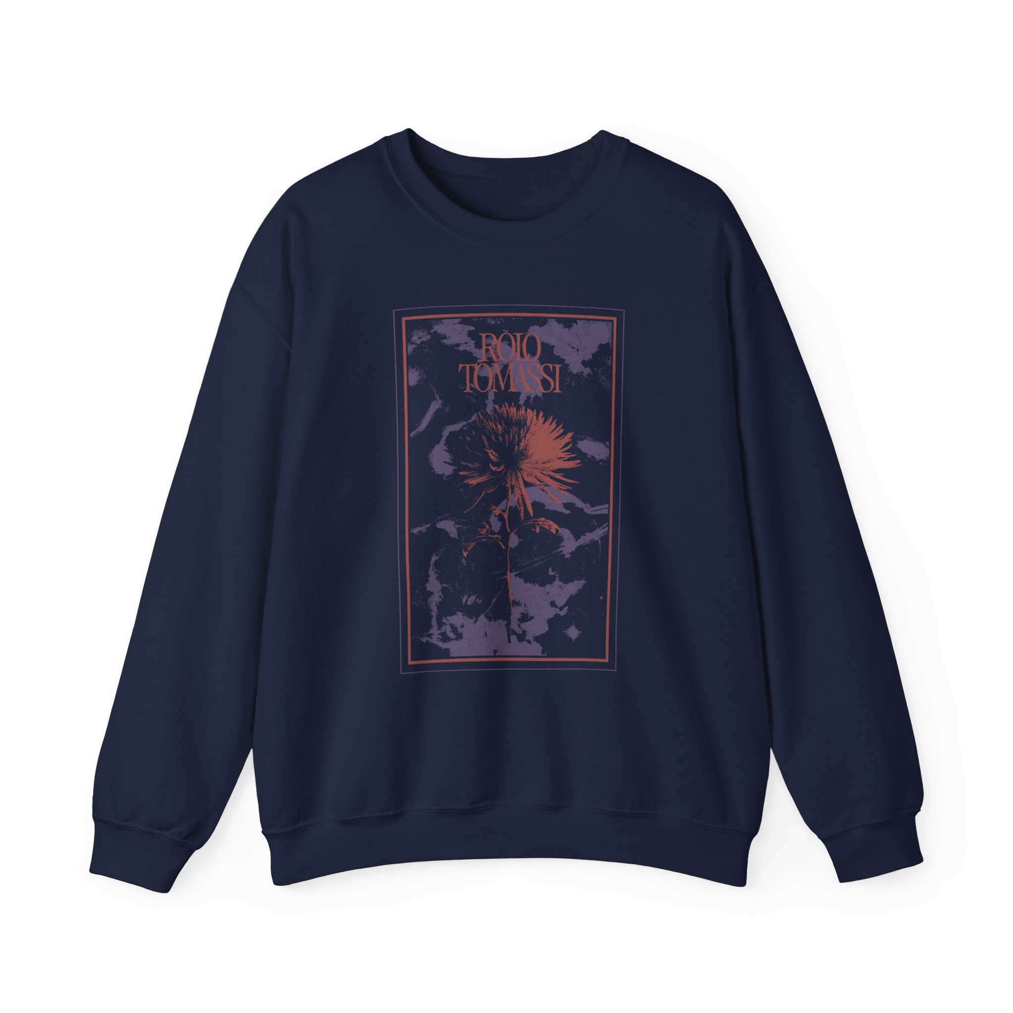 Rolo Tomassi Flower Face Unisex Heavy Blend Crewneck Sweatshirt