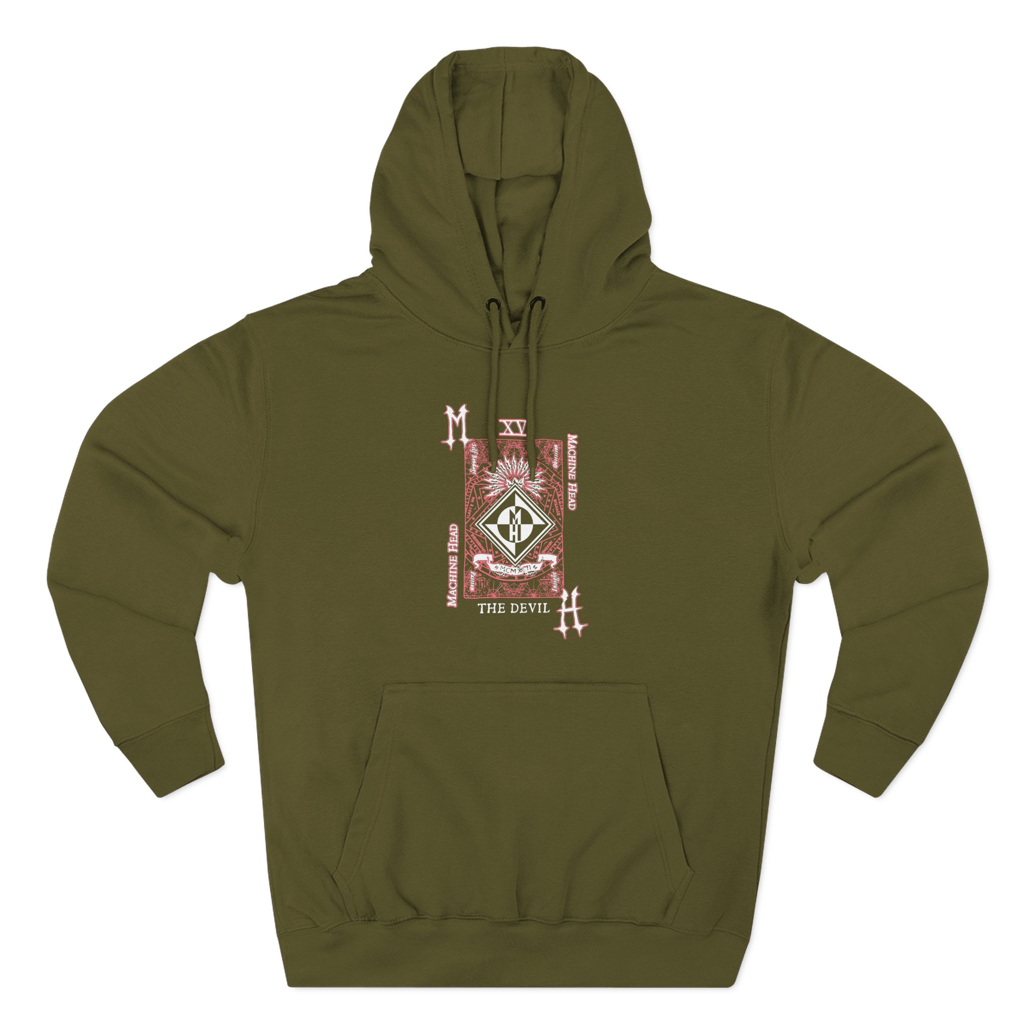 Machine Head the Devil Three-Panel Fleece Hoodie