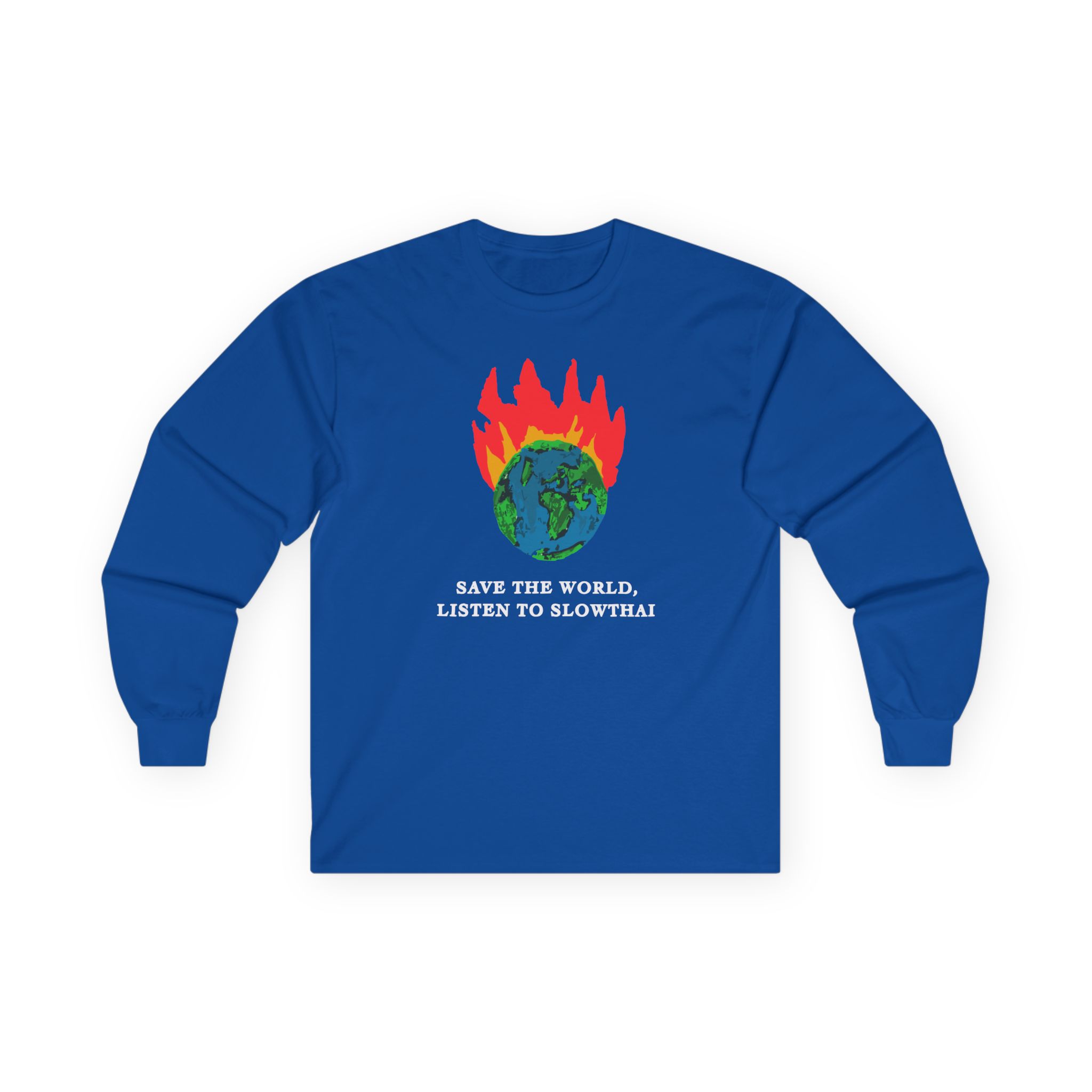 Save the World Listen to Slowthai Unisex Ultra Cotton Long Sleeve Tee