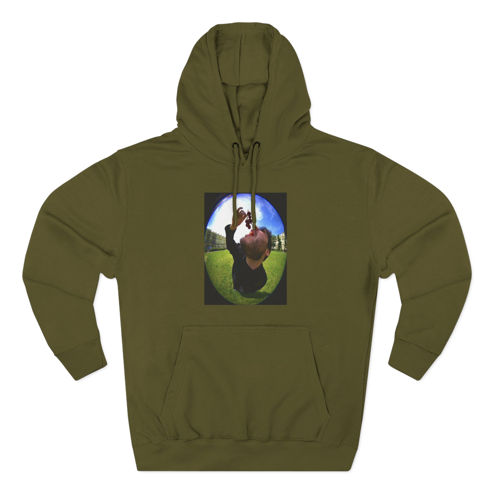 Grapes by James Marriott Three-Panel Fleece Hoodie