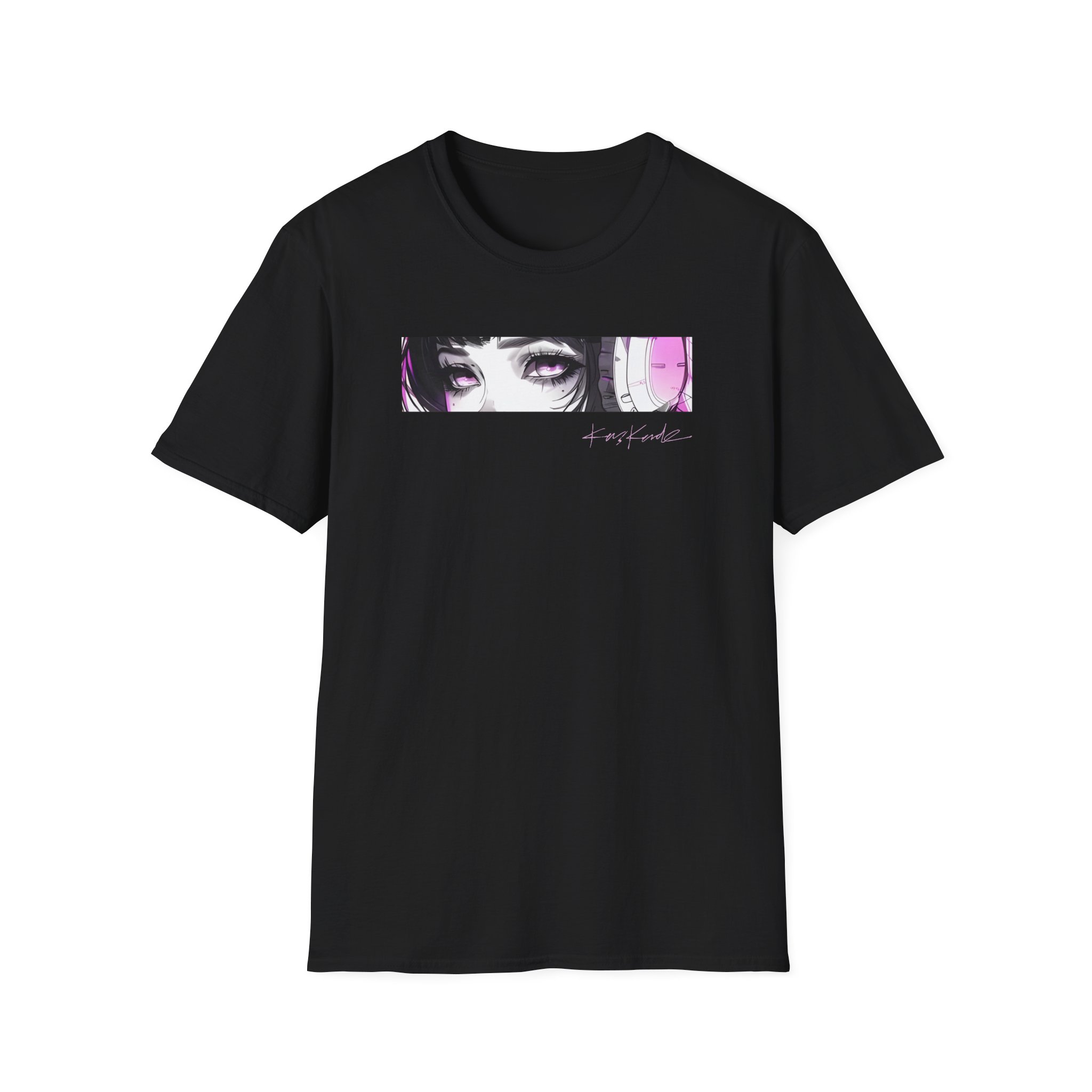 Kaskade Anime Eyes Unisex Softstyle T-Shirt