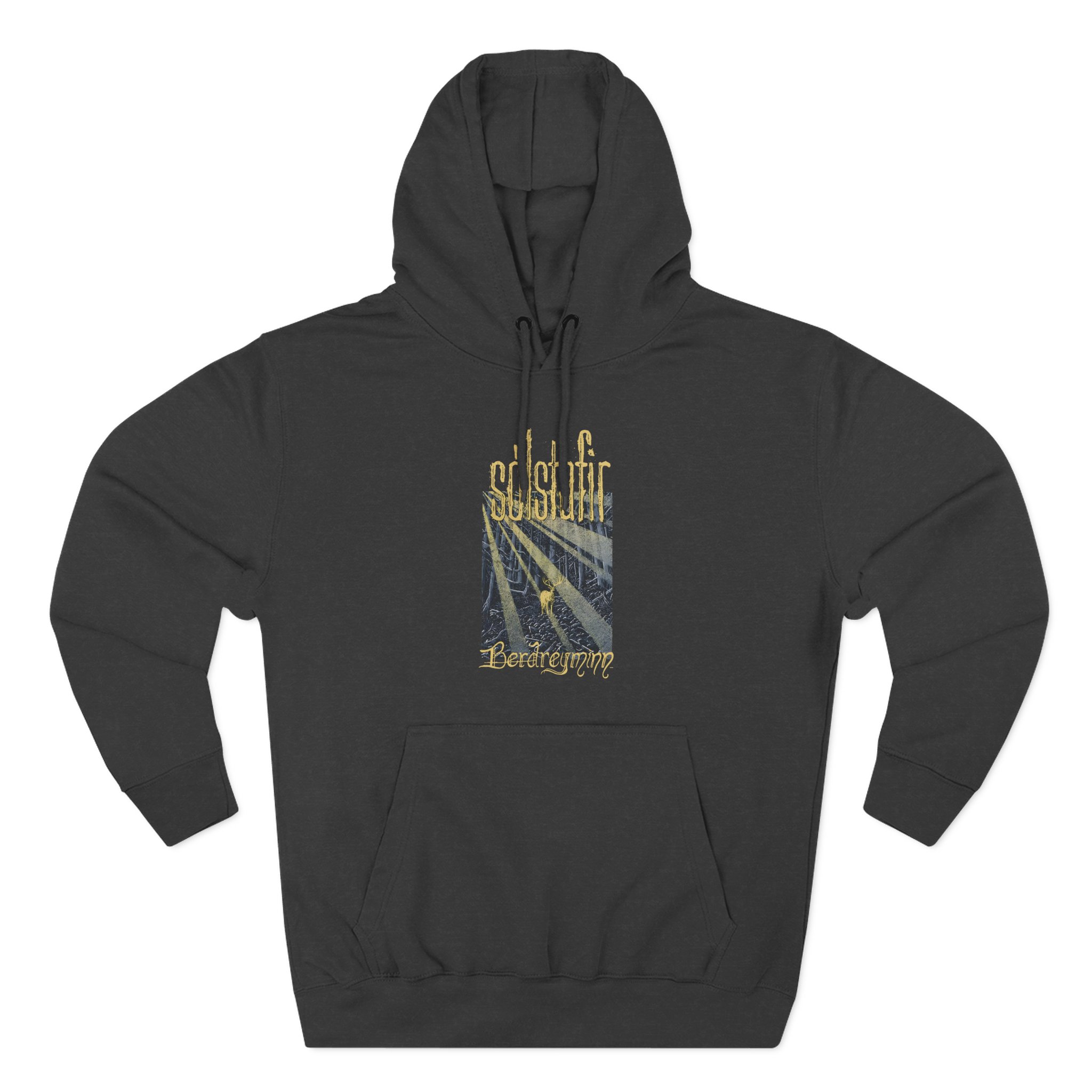 Solstafir Berdreyminn Three-Panel Fleece Hoodie