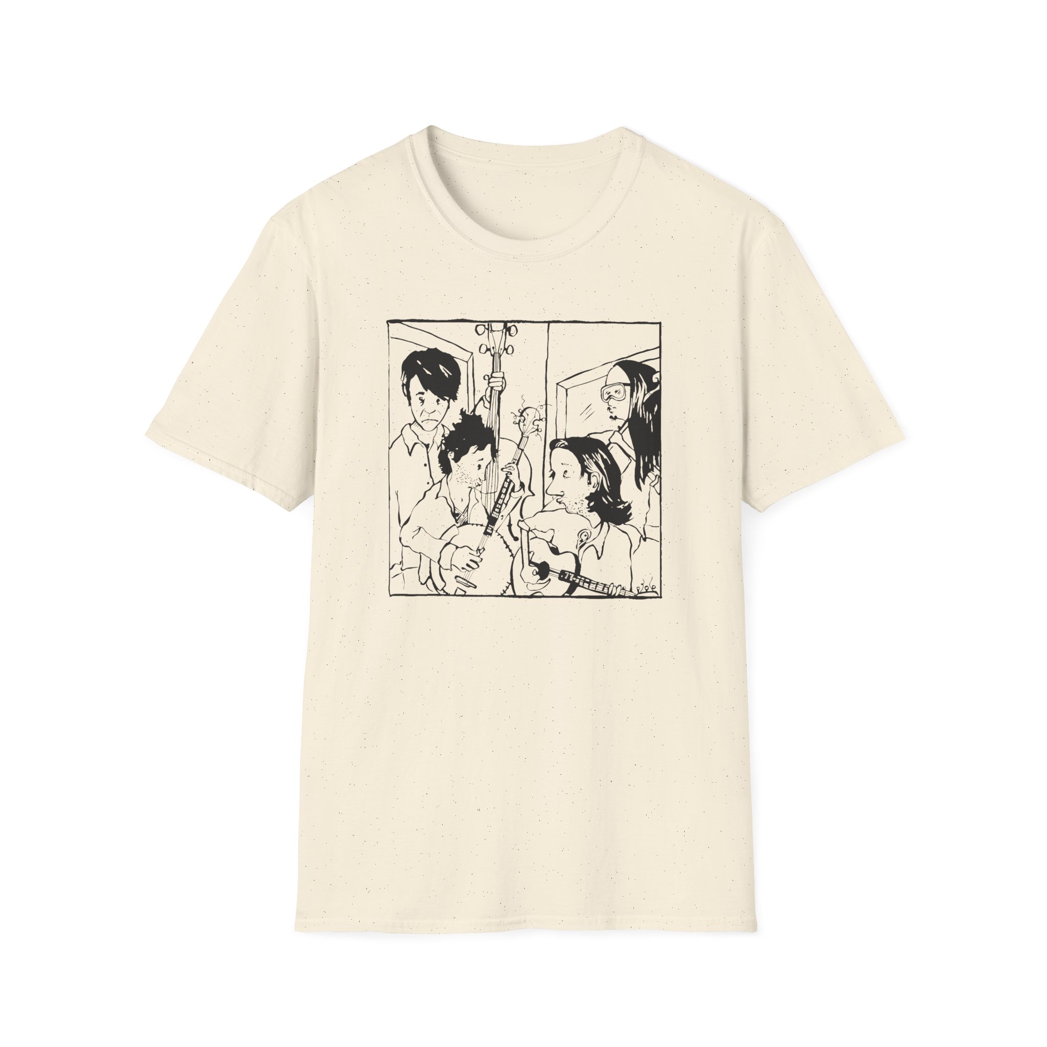 Avett Brothers Seth Drawing Unisex Softstyle T-Shirt
