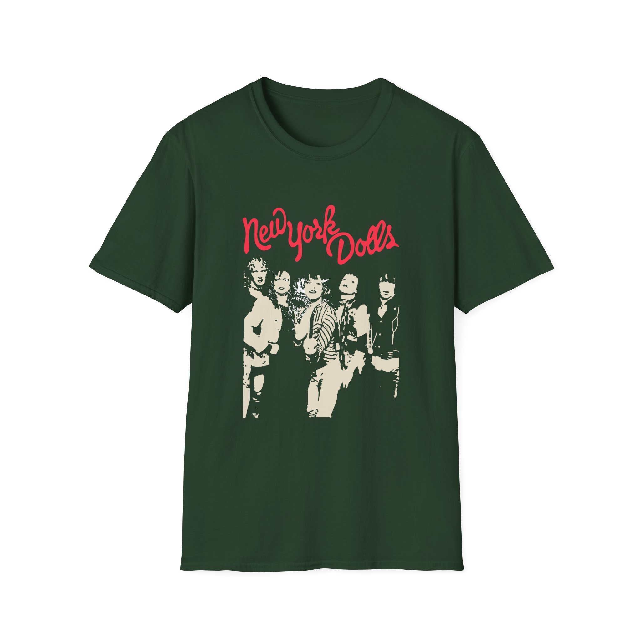 New York Dolls Trash Photo Unisex Softstyle T-Shirt