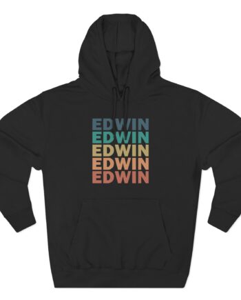 Edwin Rosen Retro Three-Panel Fleece Hoodie