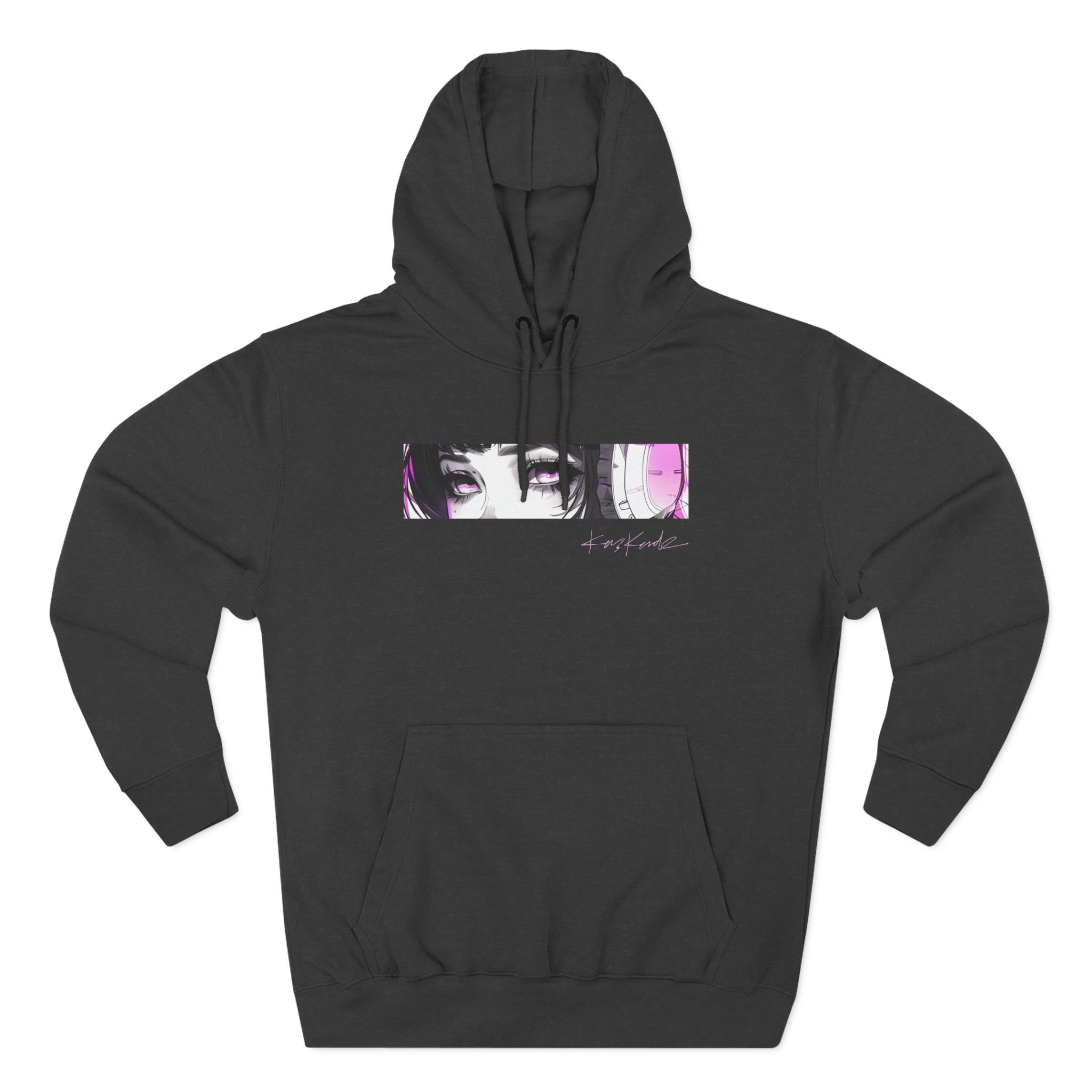 Kaskade Anime Eyes Three-Panel Fleece Hoodie