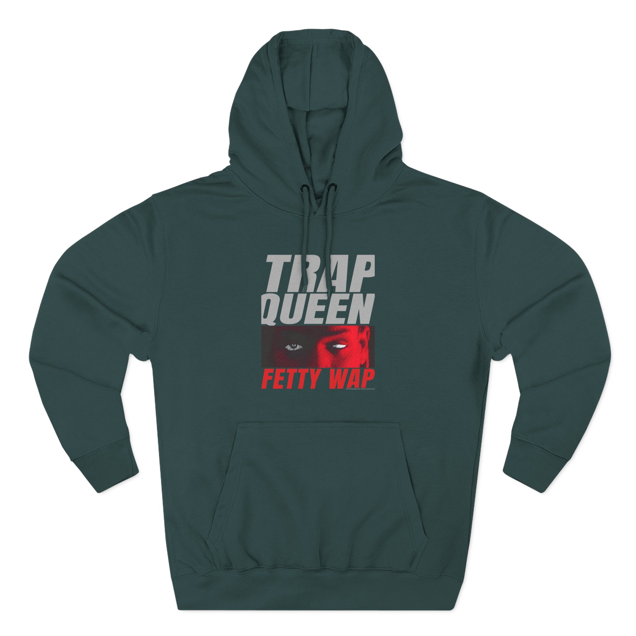 Fetty Wap Trap Queen Three-Panel Fleece Hoodie