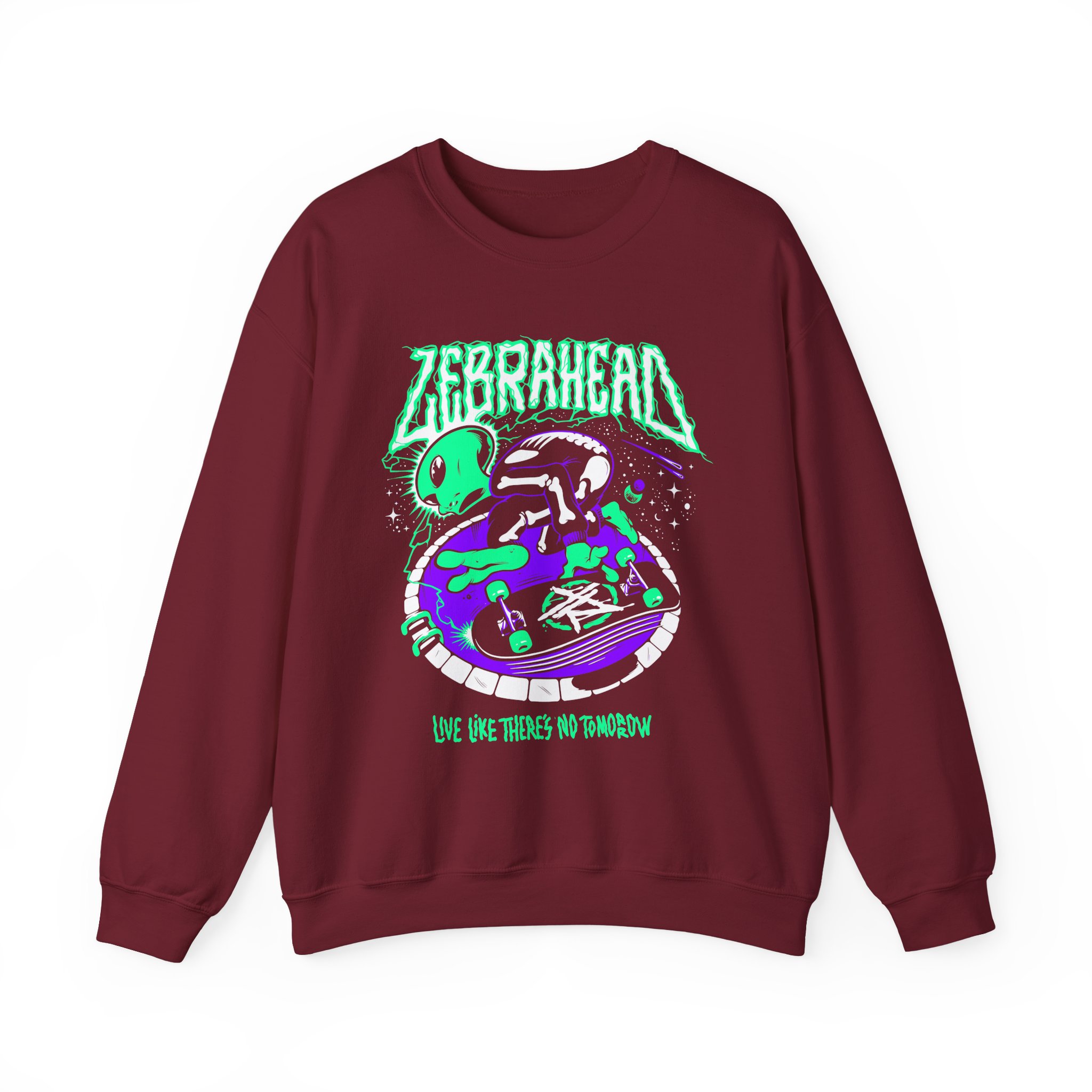 Zebrahead Alien Unisex Heavy Blendâ„¢ Crewneck Sweatshirt