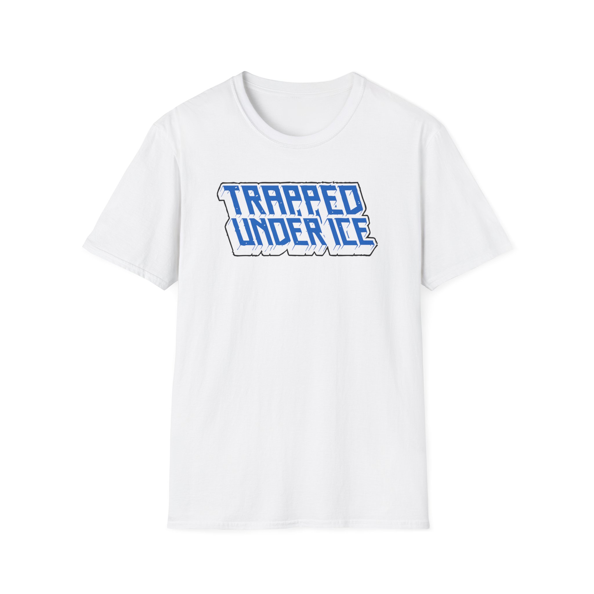 Trapped Under Ice Stacked 3d Logo Unisex Softstyle T-Shirt