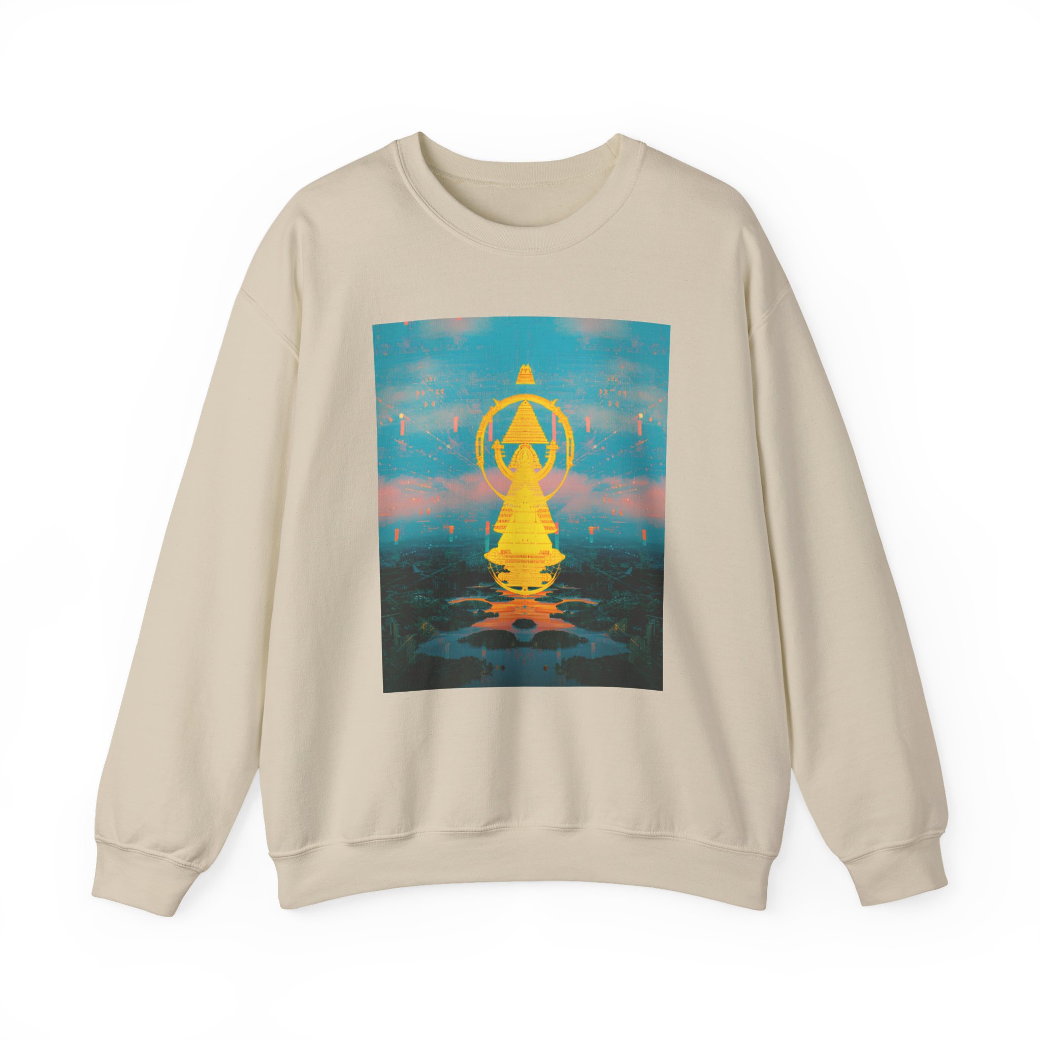 Pretty Lights Admat Unisex Heavy Blendâ„¢ Crewneck Sweatshirt