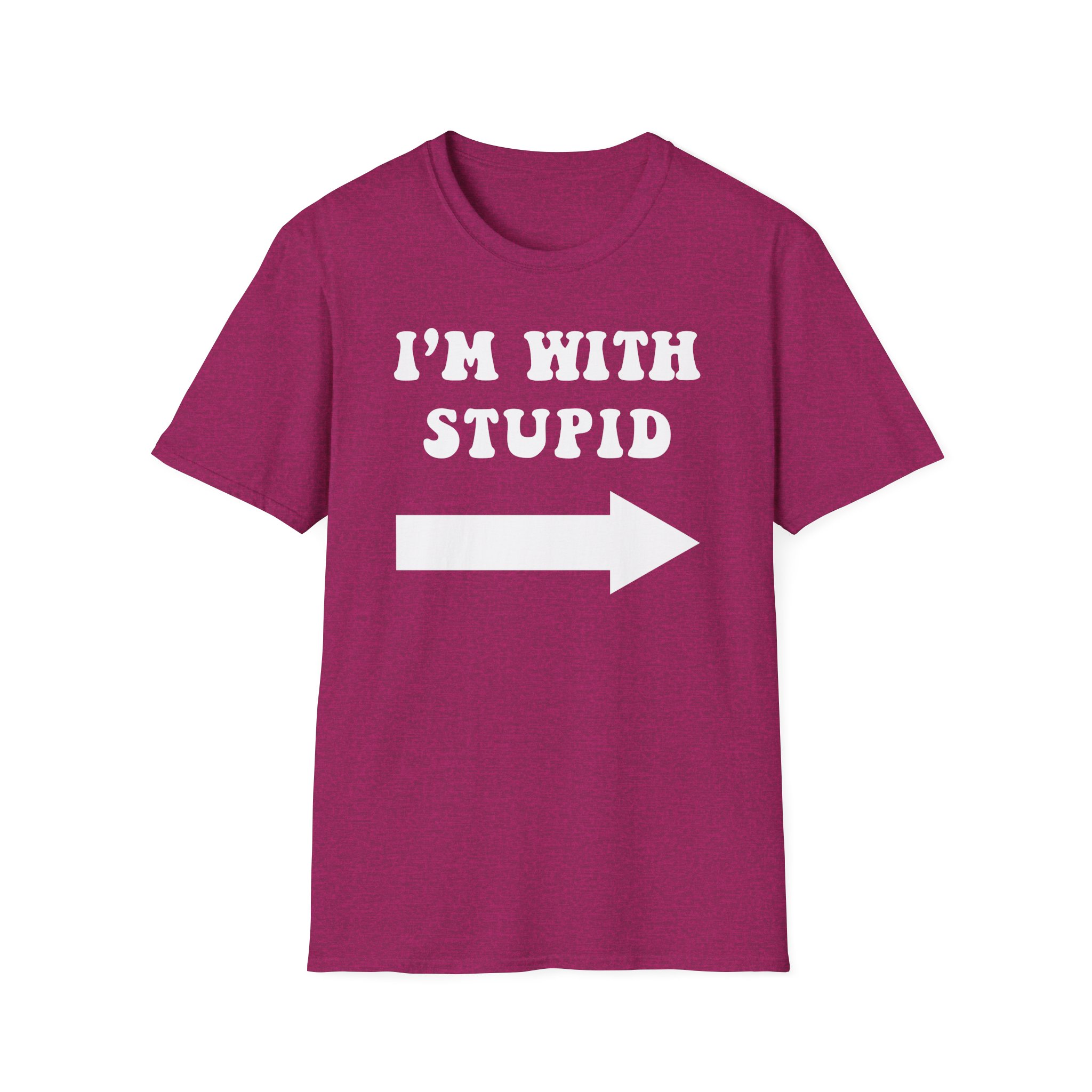 Jimmy Kimmel I'm With Stupid Unisex Softstyle T-Shirt