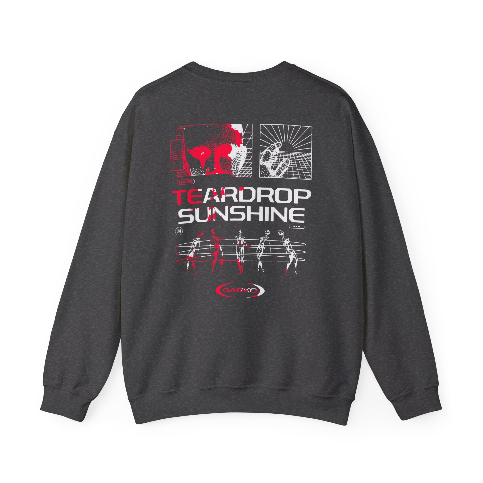 Darko Teardrop Sunshine Unisex Heavy Blendâ„¢ Crewneck Sweatshirt