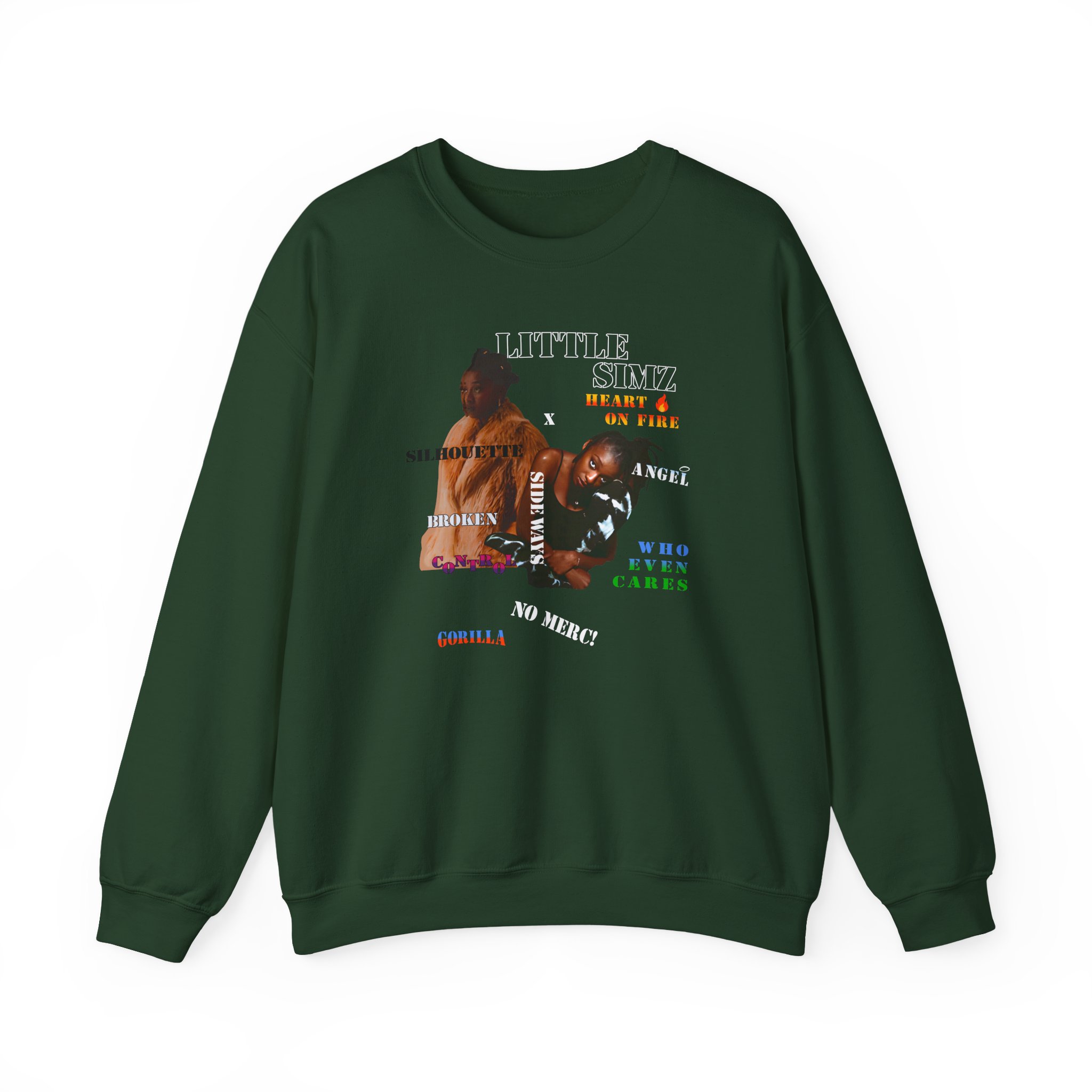 Little Simz Photo Collage Unisex Heavy Blendâ„¢ Crewneck Sweatshirt