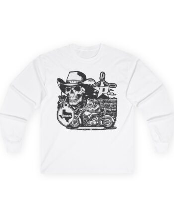 Porfa Texas Ride Unisex Ultra Cotton Long Sleeve Tee