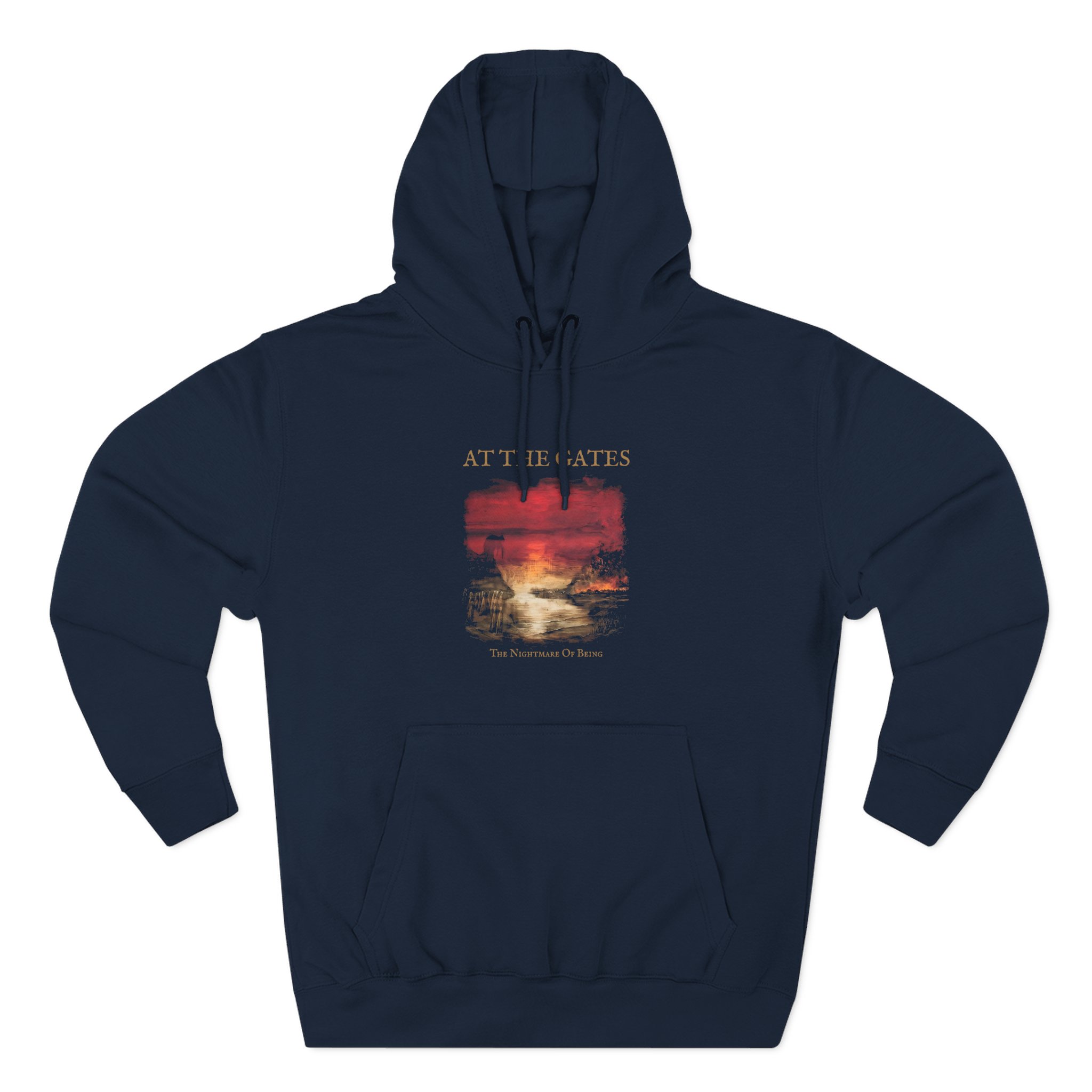At the Gates the Nightmare of Being Three-panel Fleece Hoodie