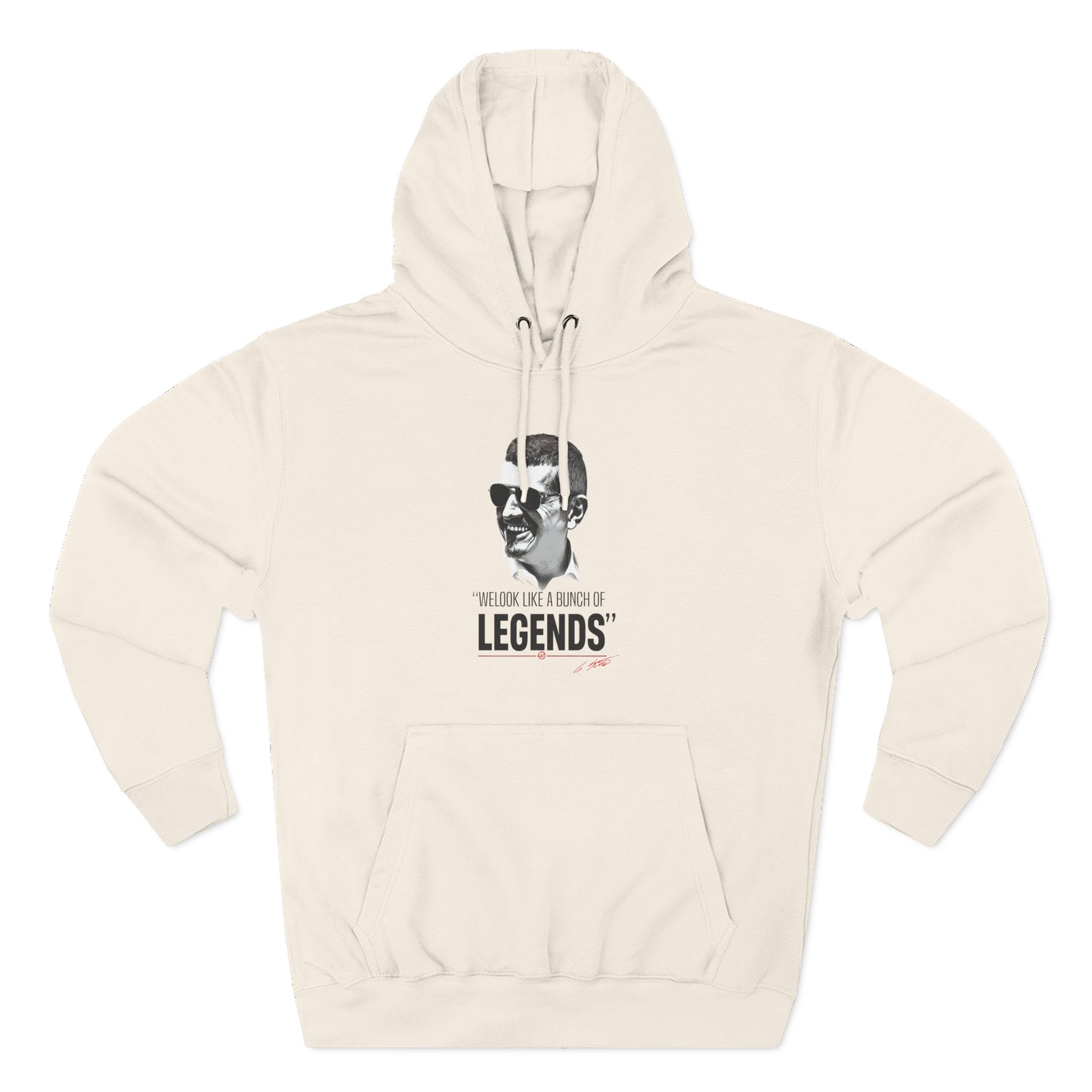 Haas F1 Guenther Steiner Legends Three-Panel Fleece Hoodie