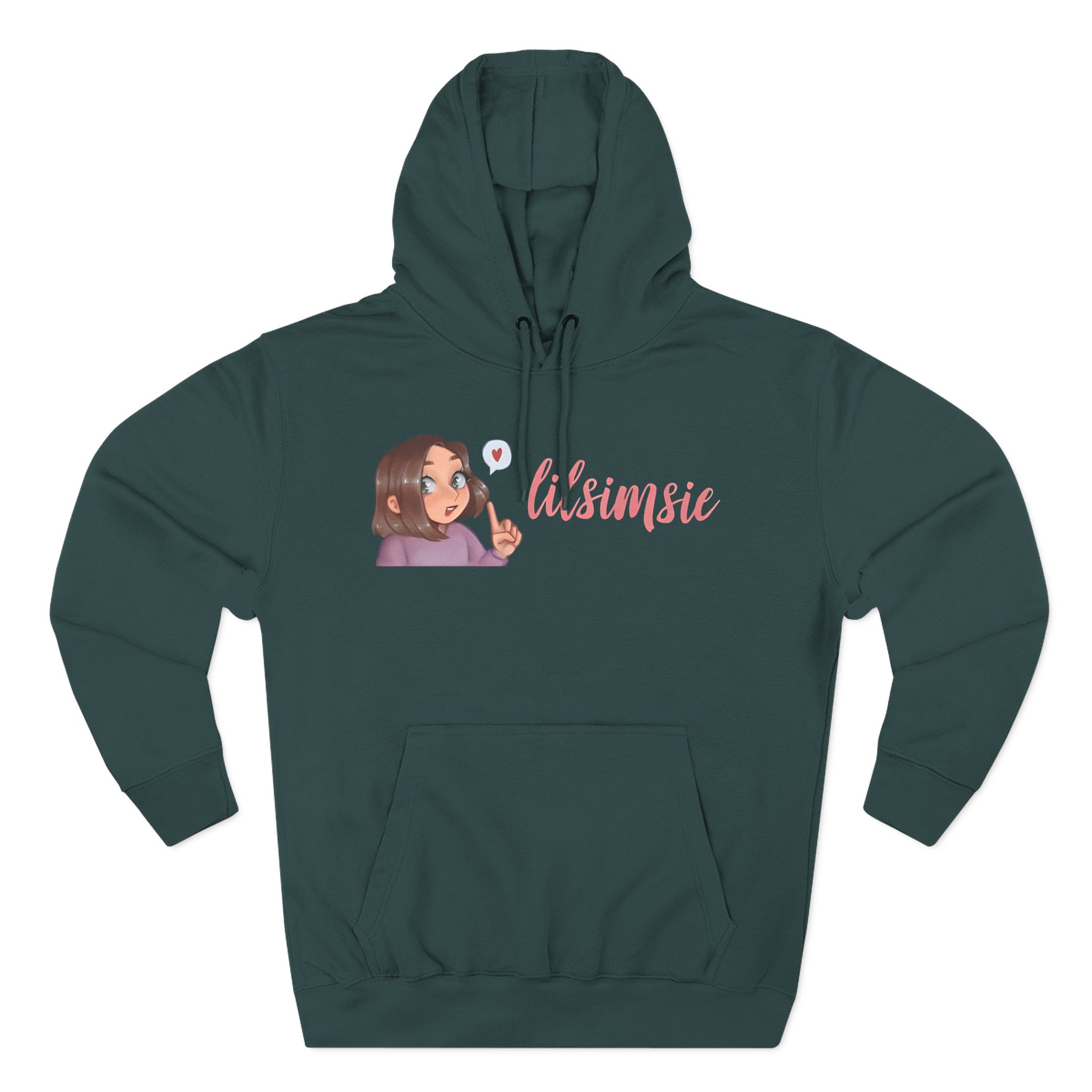Lilsimsie Three-Panel Fleece Hoodie