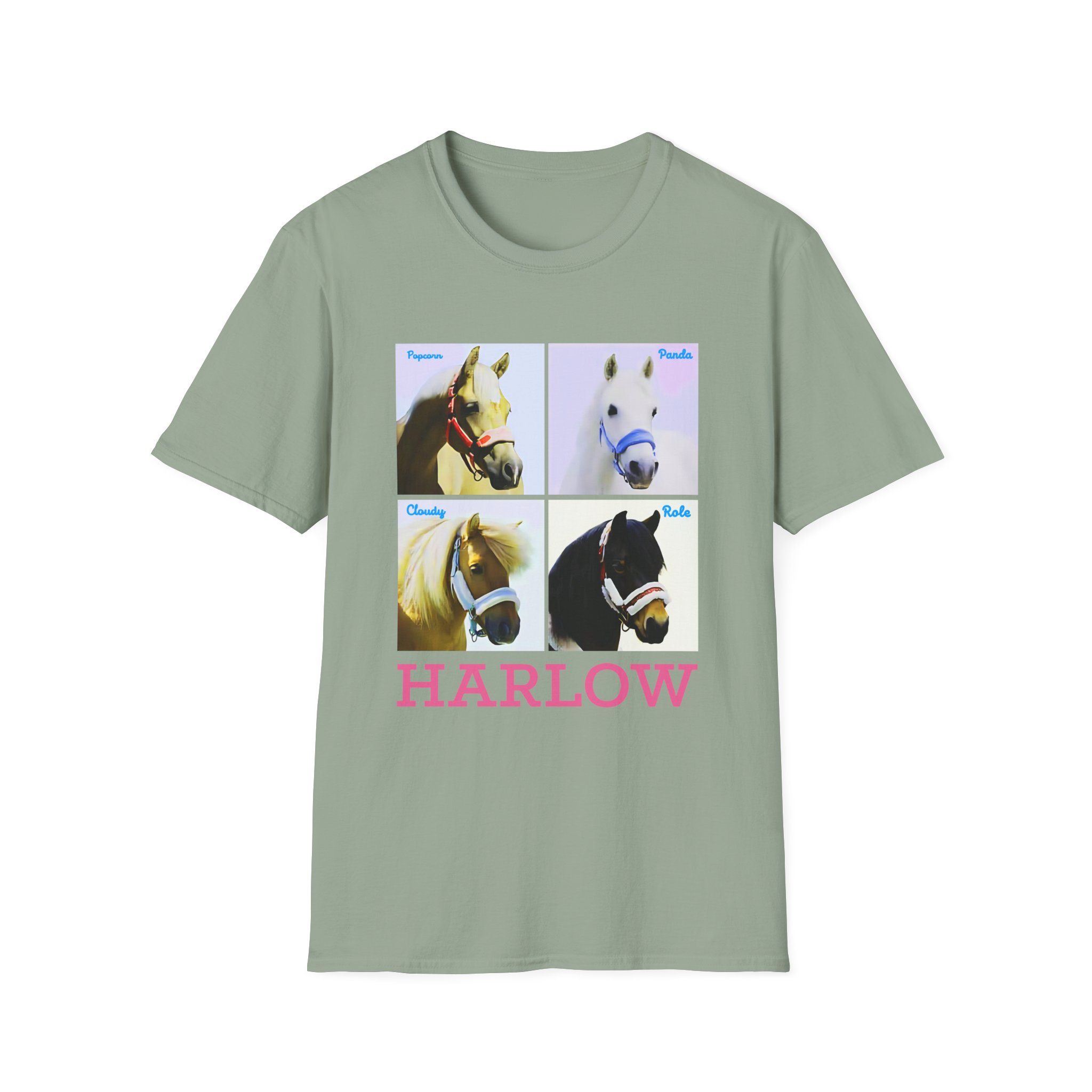 Harlow and Popcorn Unisex Softstyle T-Shirt