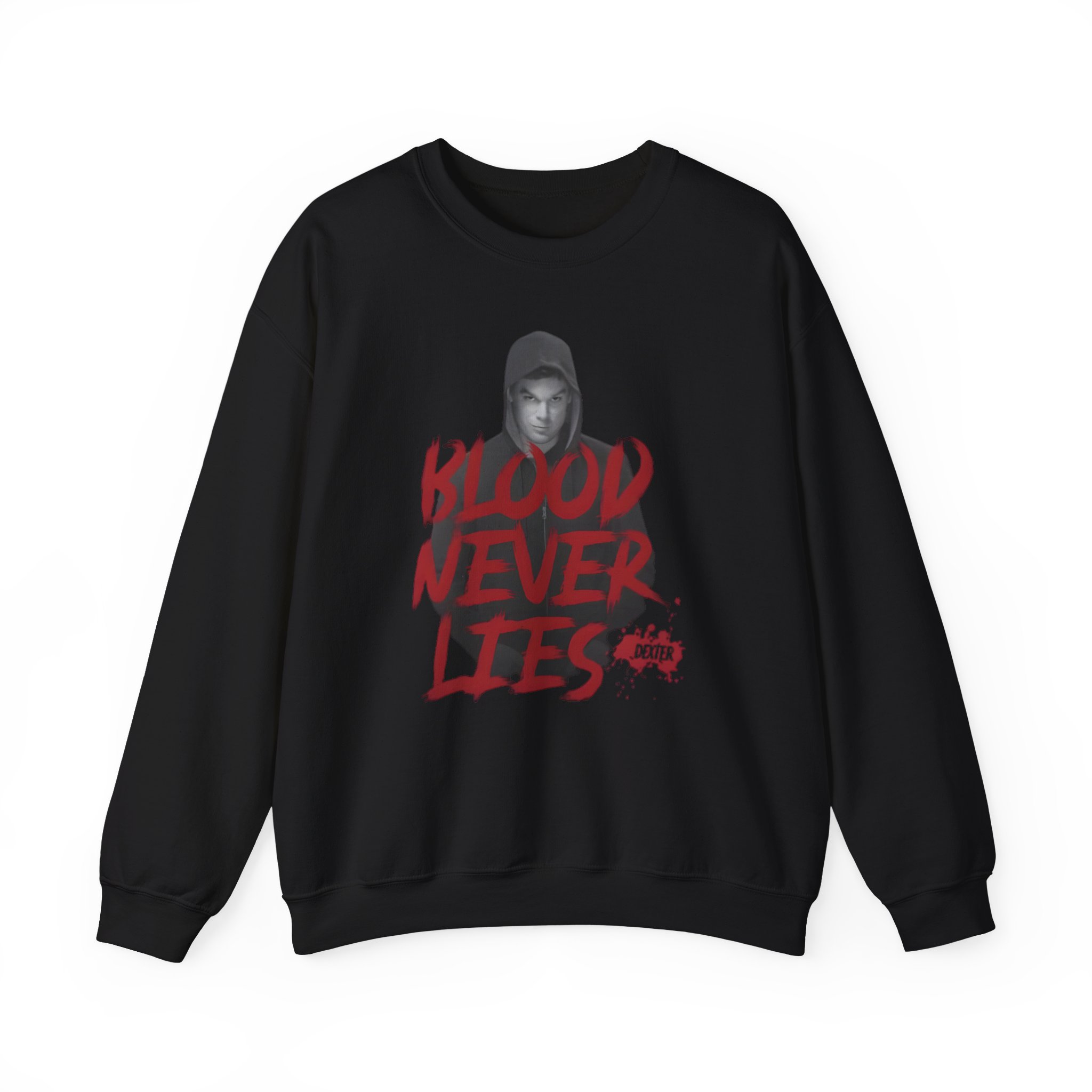 Dexter Blood Never Lies Unisex Heavy Blendâ„¢ Crewneck Sweatshirt
