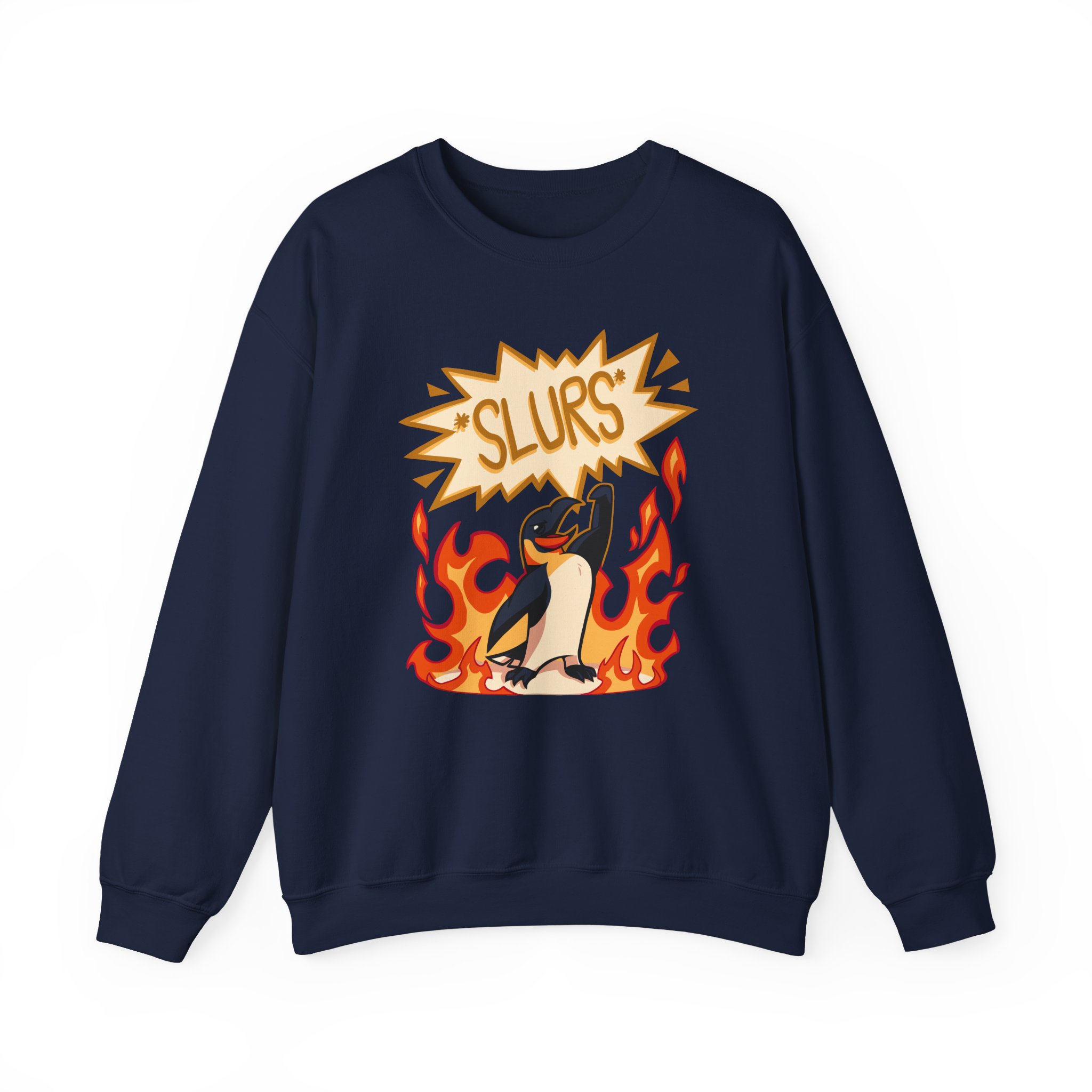 Vivziepop Slurs Unisex Heavy Blendâ„¢ Crewneck Sweatshirt