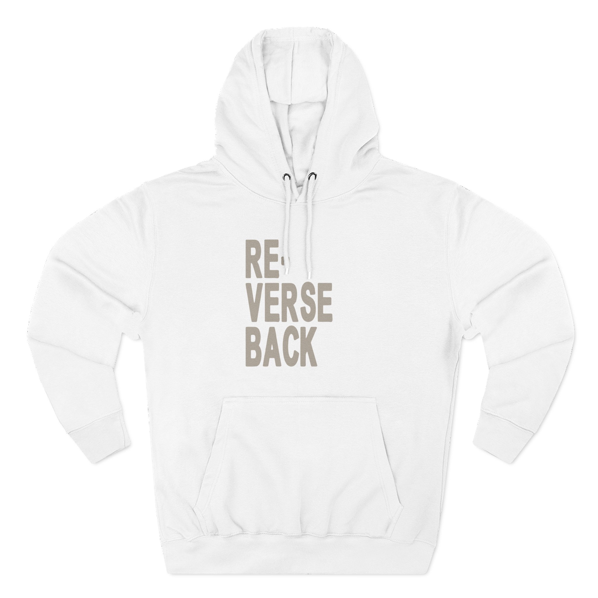 Armchair Expert Reverse Back Three-Panel Fleece Hoodie