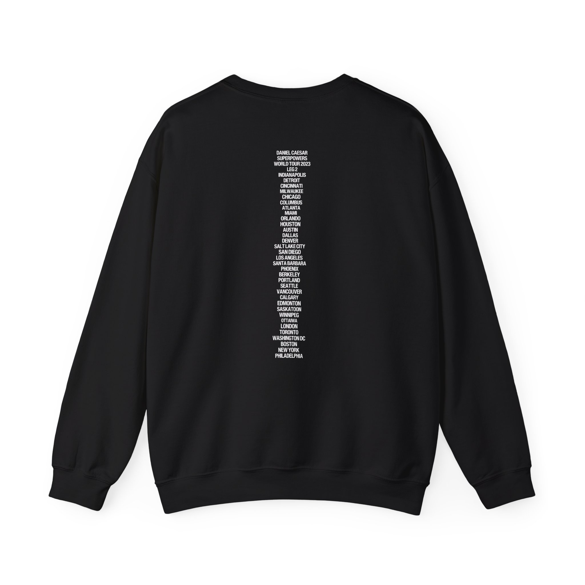 Daniel Caesar Superpowers World Tour Unisex Heavy Blendâ„¢ Crewneck Sweatshirt