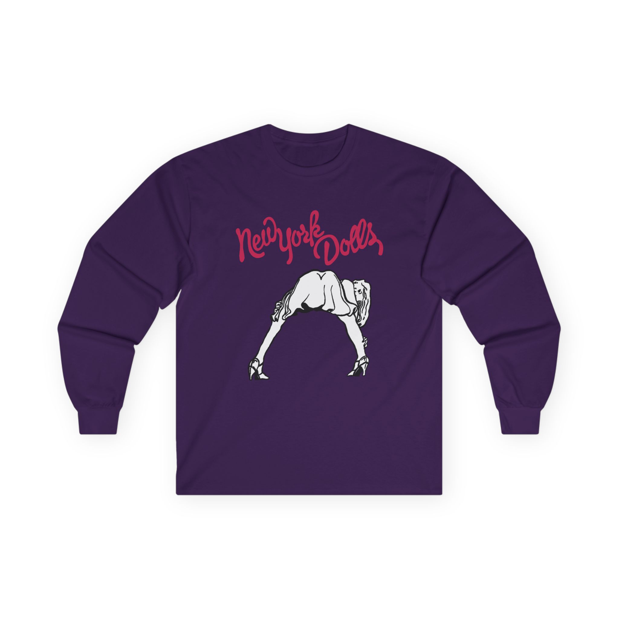 New York Dolls Lipstick Girl Unisex Ultra Cotton Long Sleeve Tee