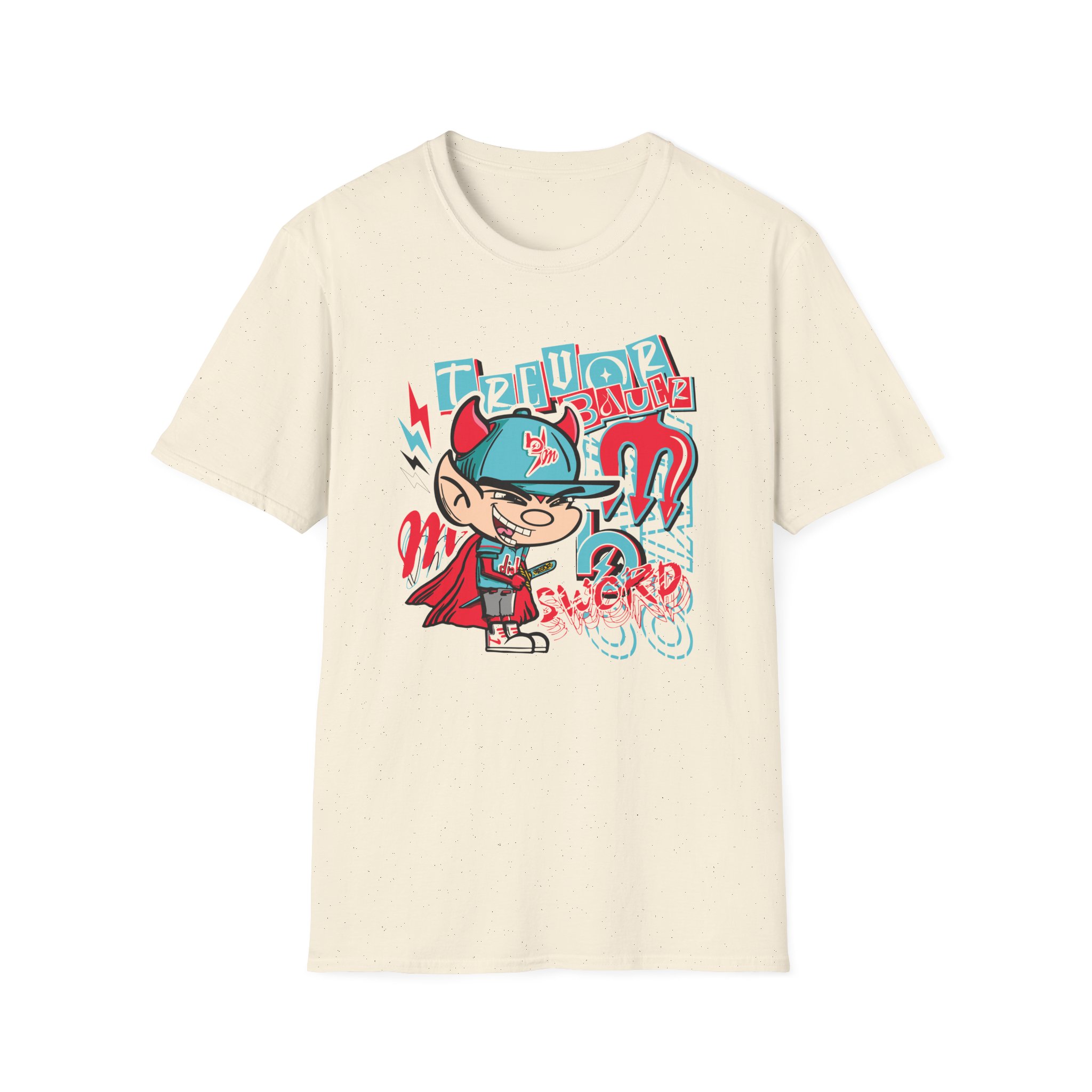 Trevor Bauer Diablo's Cartoon Unisex Softstyle T-Shirt