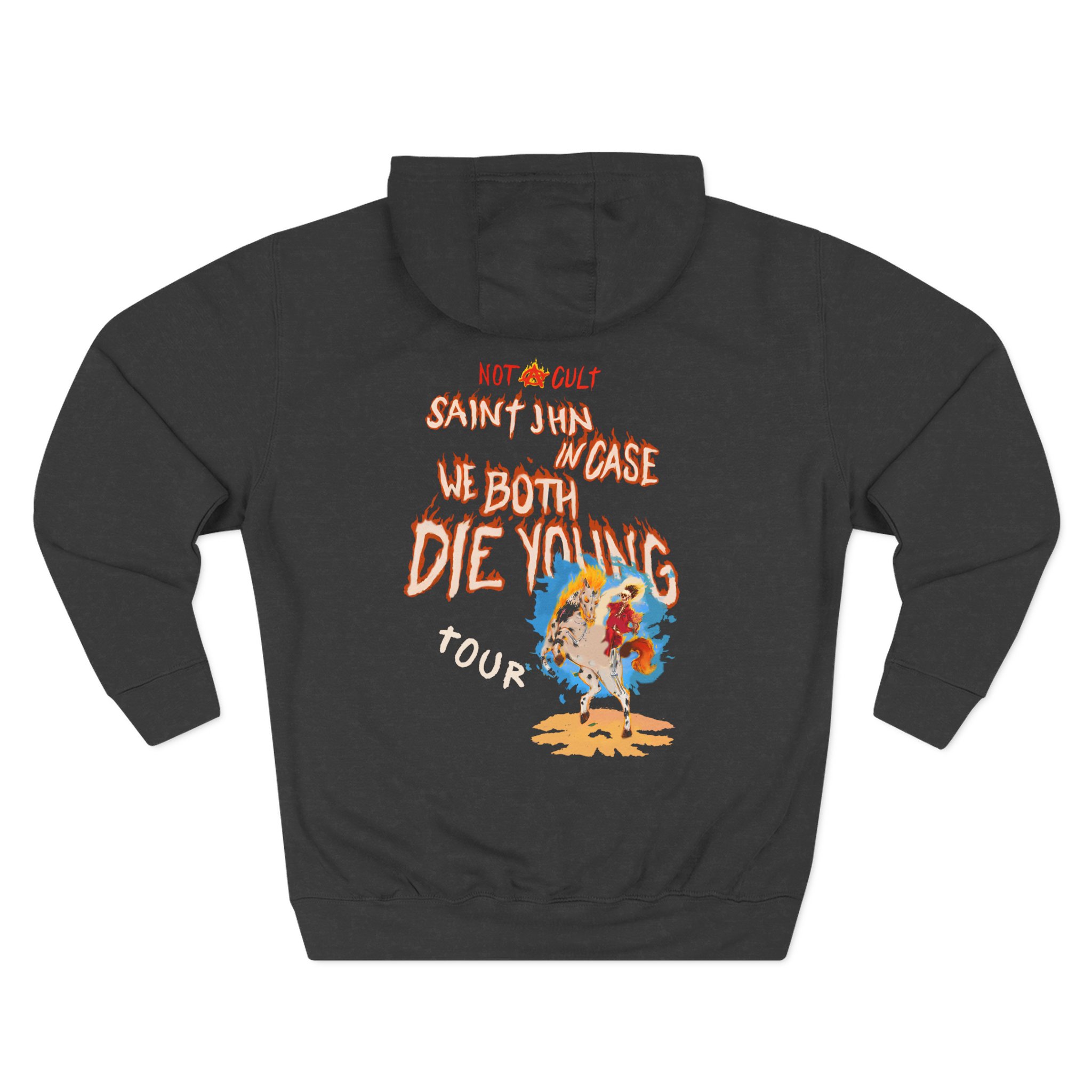 Saint Jhn Incase We Both Die Young World Tour Three-Panel Fleece Hoodie