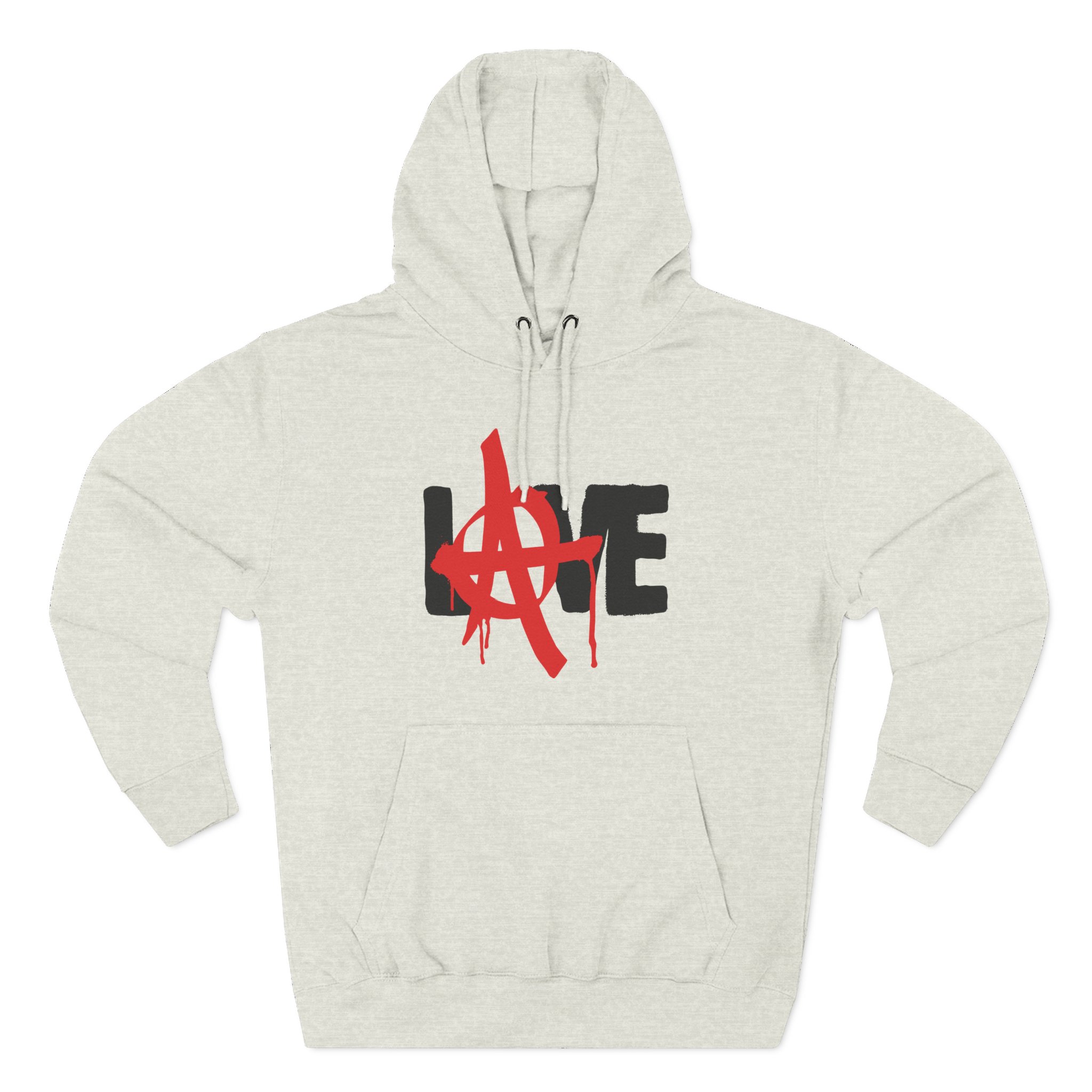 Nasty Love Three-Panel Fleece Hoodie