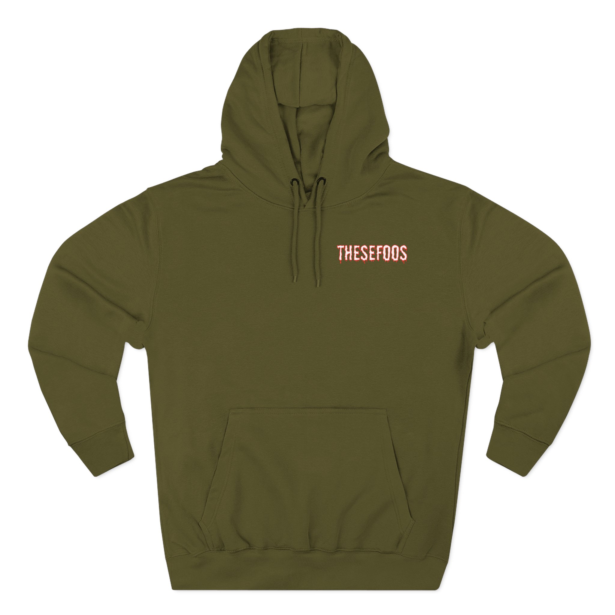 These Foos Three-Panel Fleece Hoodie