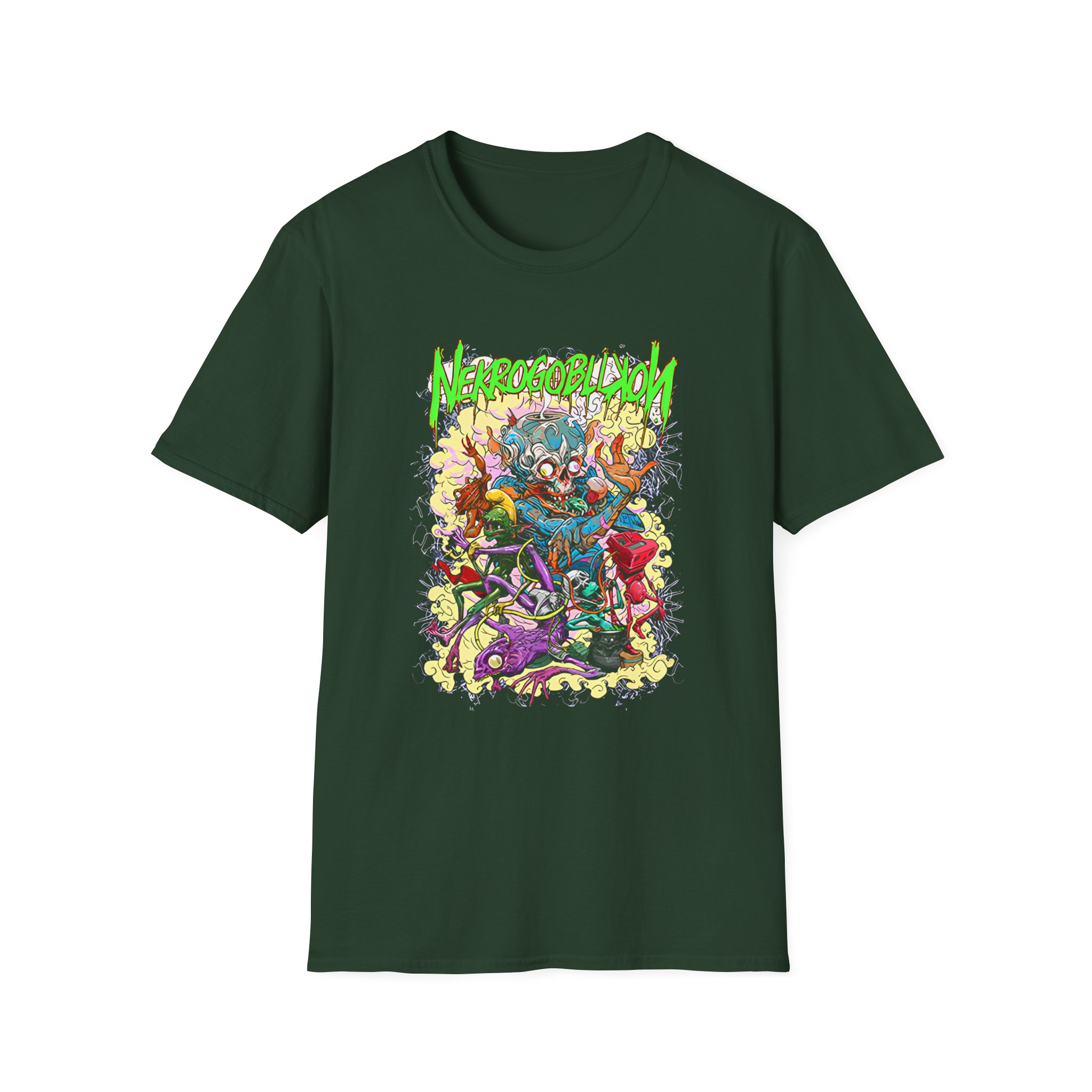 Nekrogoblikon Wizard Unisex Softstyle T-Shirt