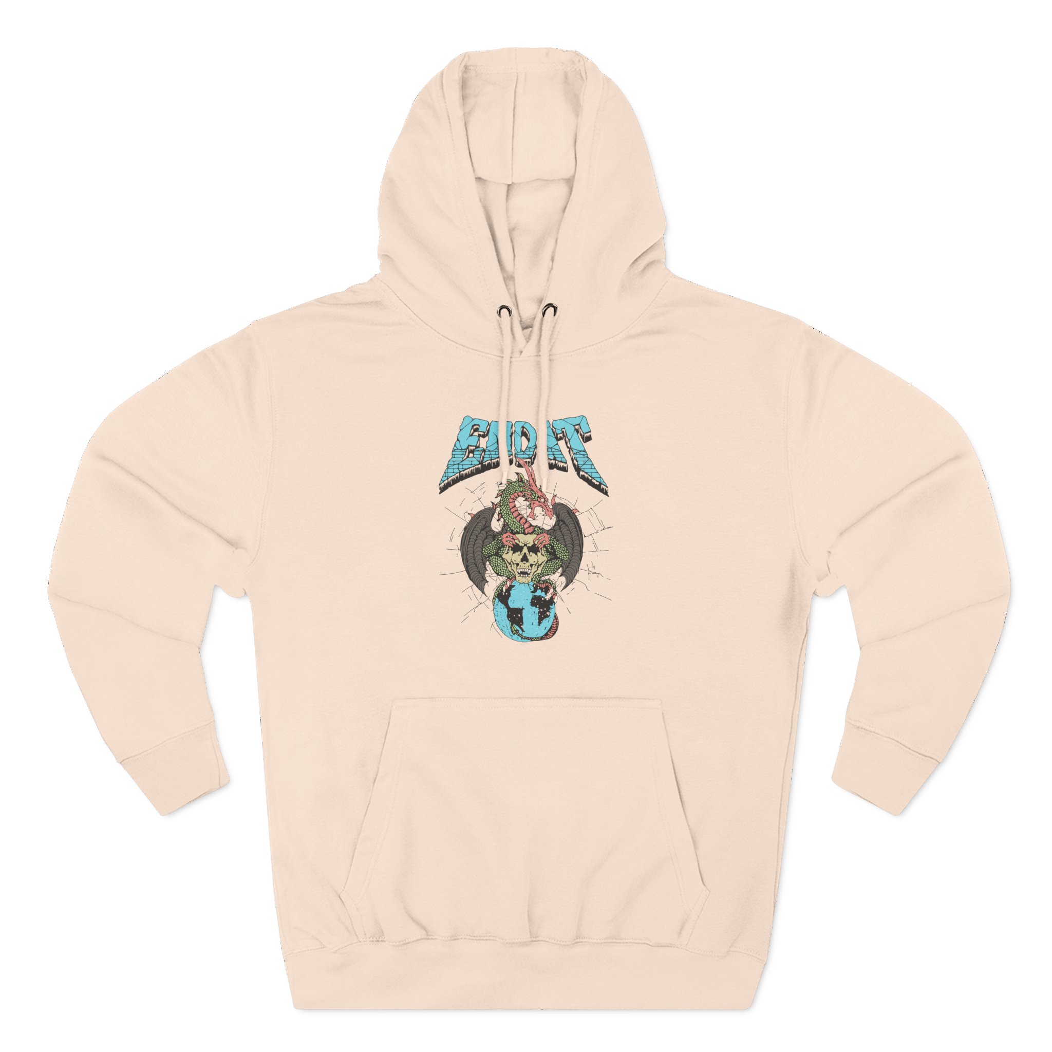 End It Dragon Skull Three-Panel Fleece Hoodie