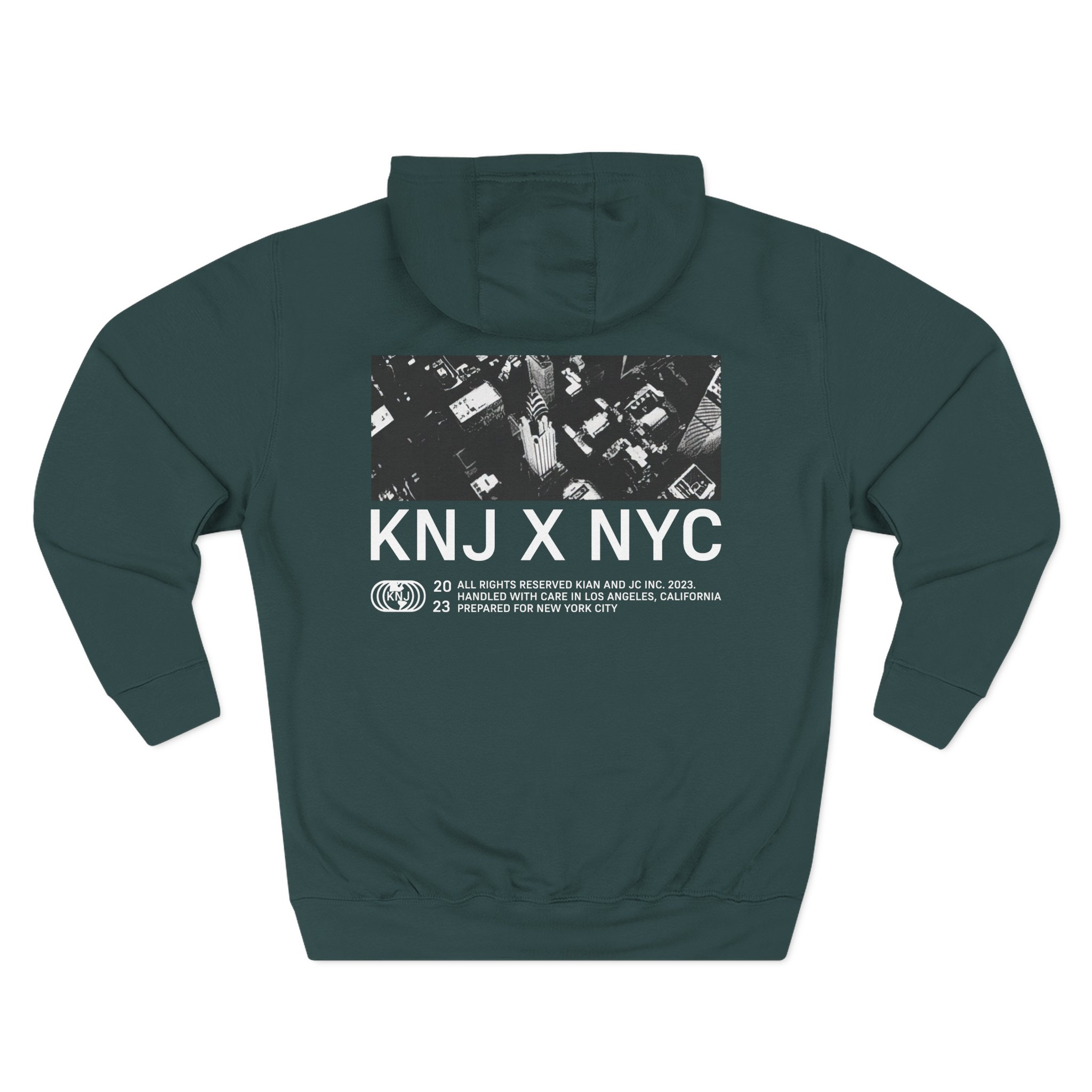 KNJ Three-Panel Fleece Hoodie