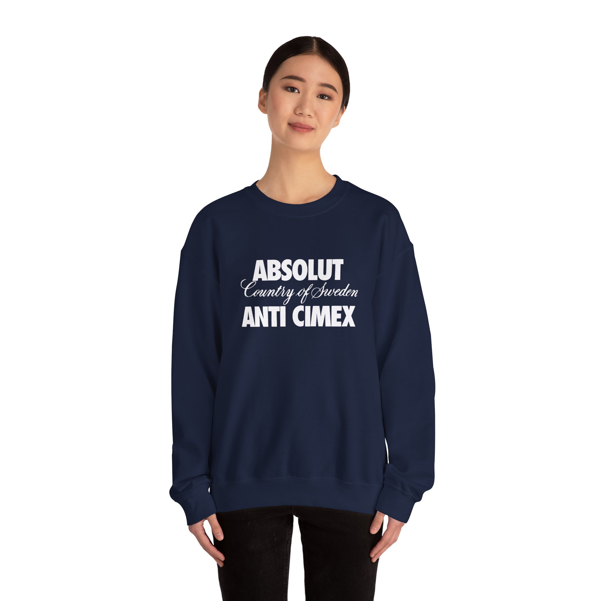 Anti Cimex Absolut Country of Sweden Unisex Heavy Blend Crewneck Sweatshirt