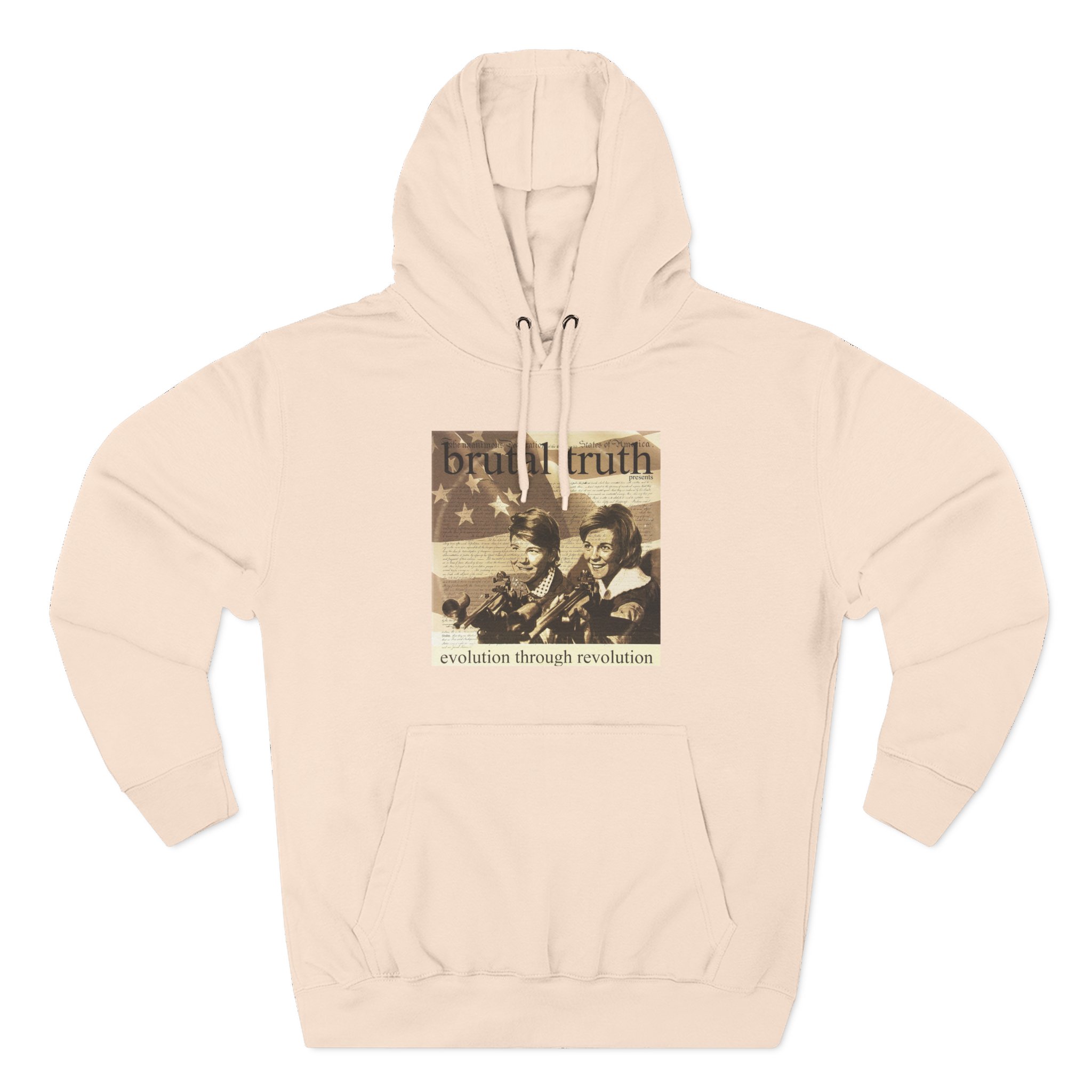 Brutal Truth Evolution Through Revolution Three-Panel Fleece Hoodie