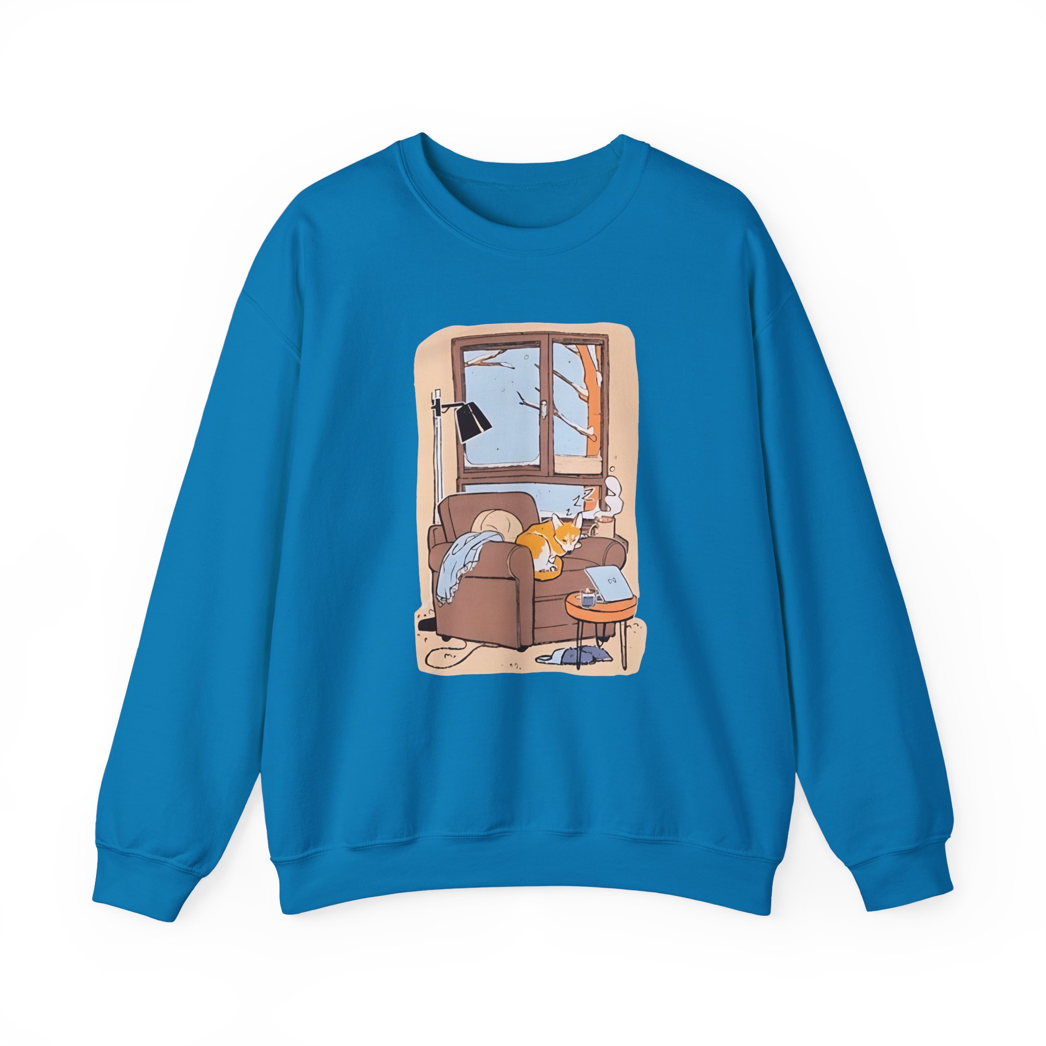 Dan and Phil Cozy Browsing Unisex Heavy Blendâ„¢ Crewneck Sweatshirt