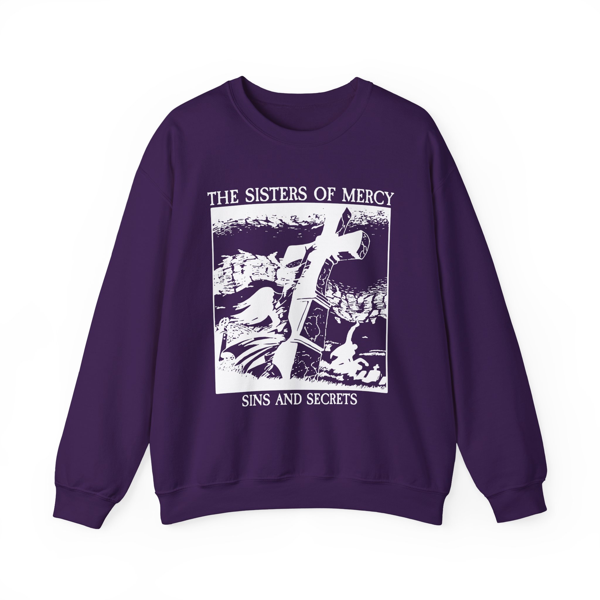 The Sisters Of Mercy Sins And Secrets Unisex Heavy Blendâ„¢ Crewneck Sweatshirt