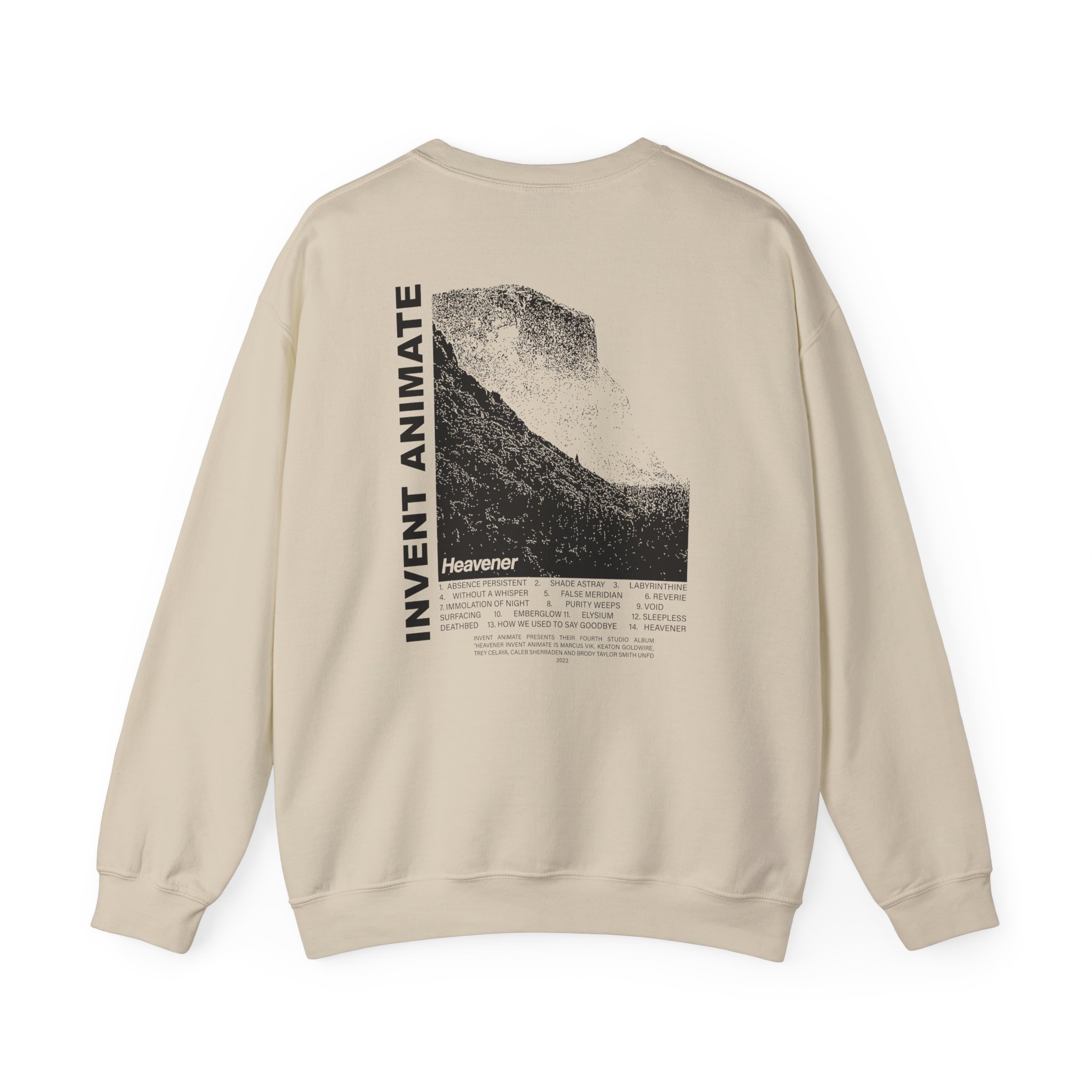 Invent Animate Sandstone Heavener Unisex Heavy Blendâ„¢ Crewneck Sweatshirt
