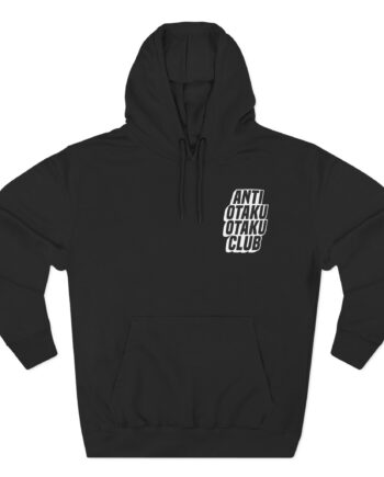 Rubius Anti Otaku Otaku Club Three-Panel Fleece Hoodie