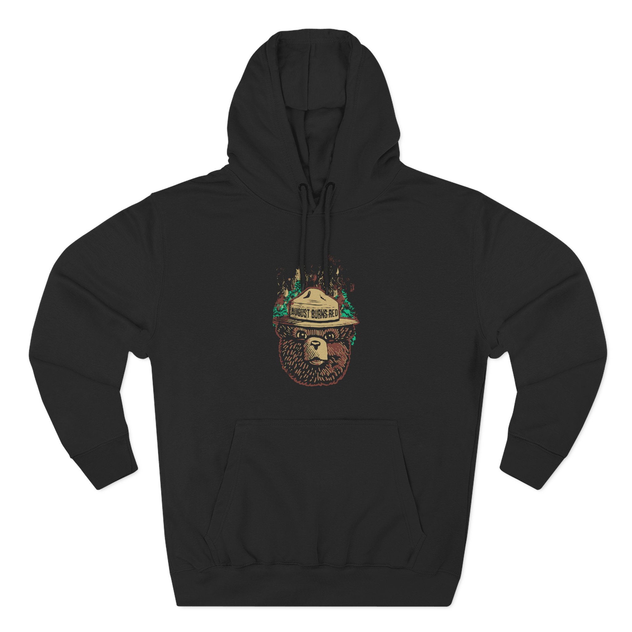 August Burns Red Smokey The Bear Three-Panel Fleece Hoodie
