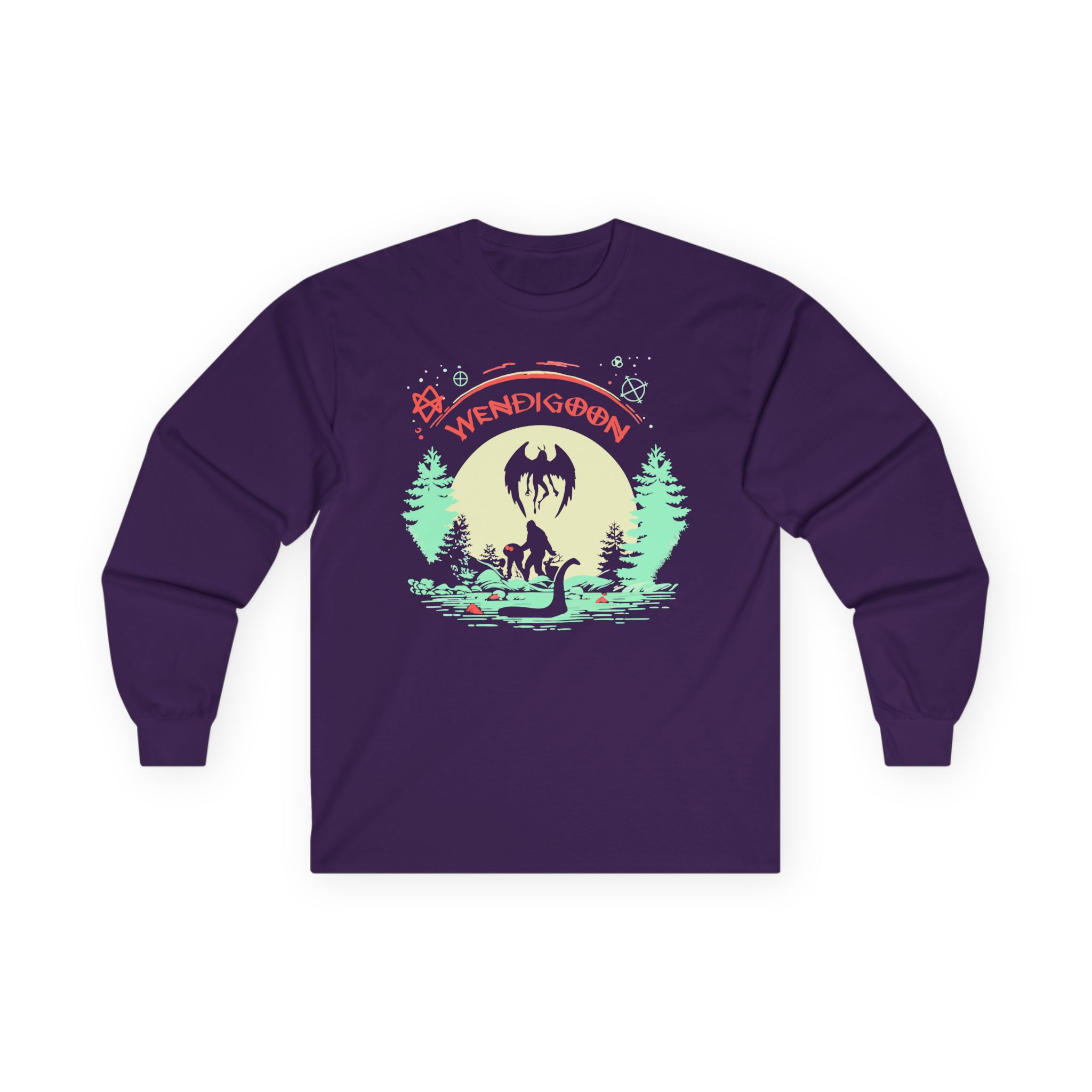 Wendigoon Cryptids on Tour Unisex Ultra Cotton Long Sleeve Tee