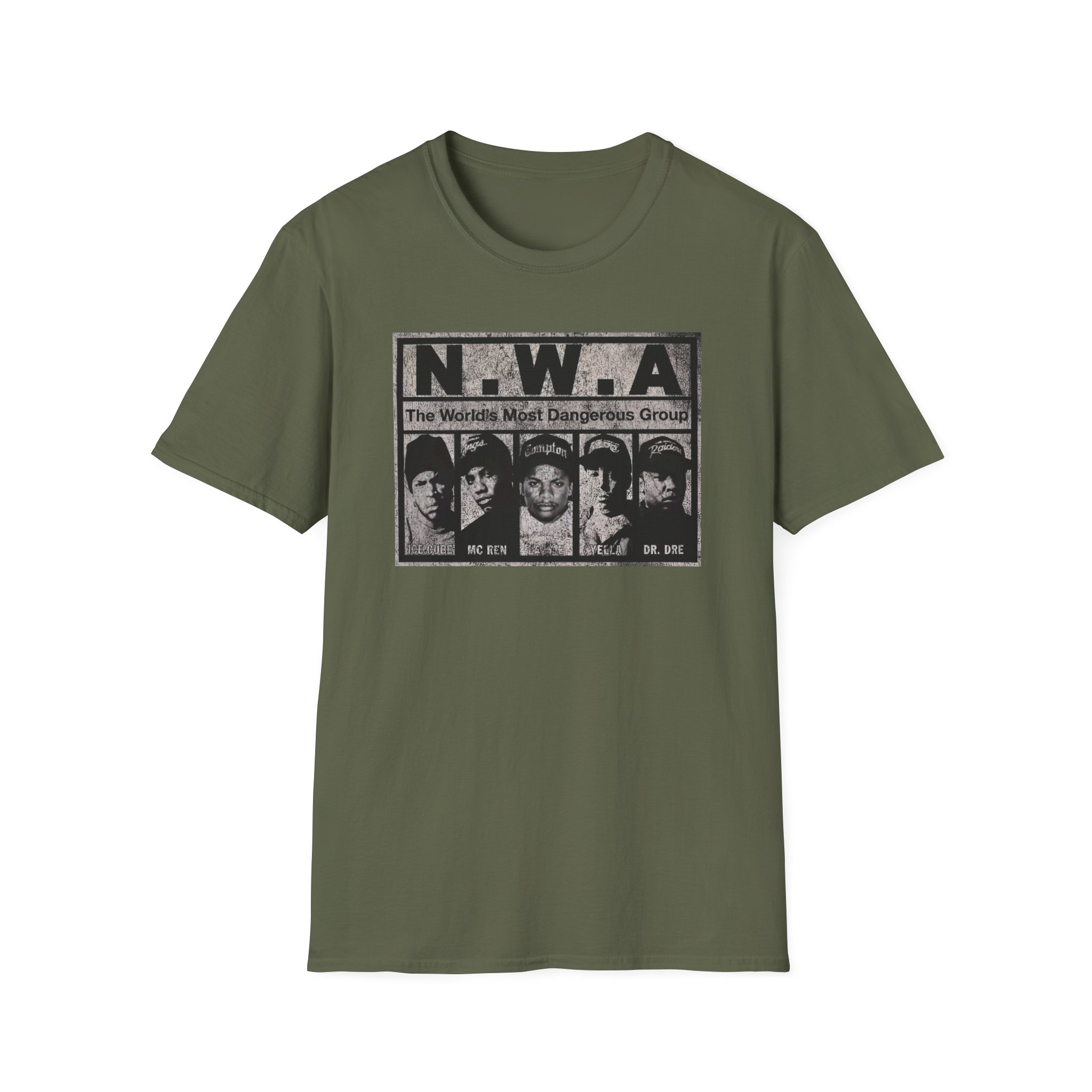 NWA The World's Most Dangerous Group Unisex Softstyle T-Shirt