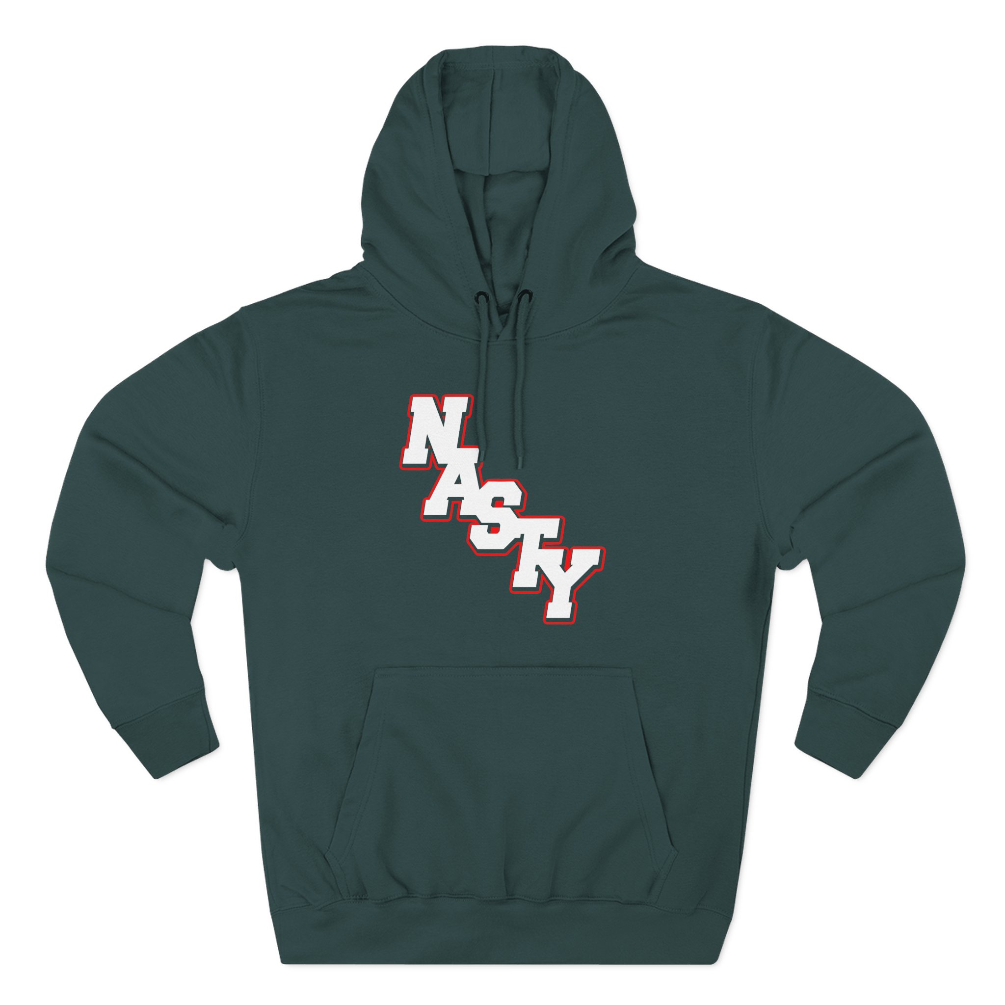 Nasty Three-Panel Fleece Hoodie