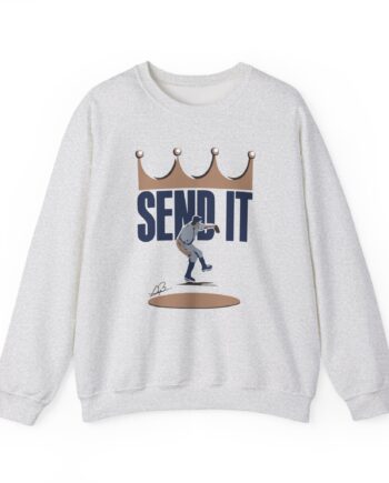 Trevor Bauer Send It  Unisex Heavy Blend™ Crewneck Sweatshirt
